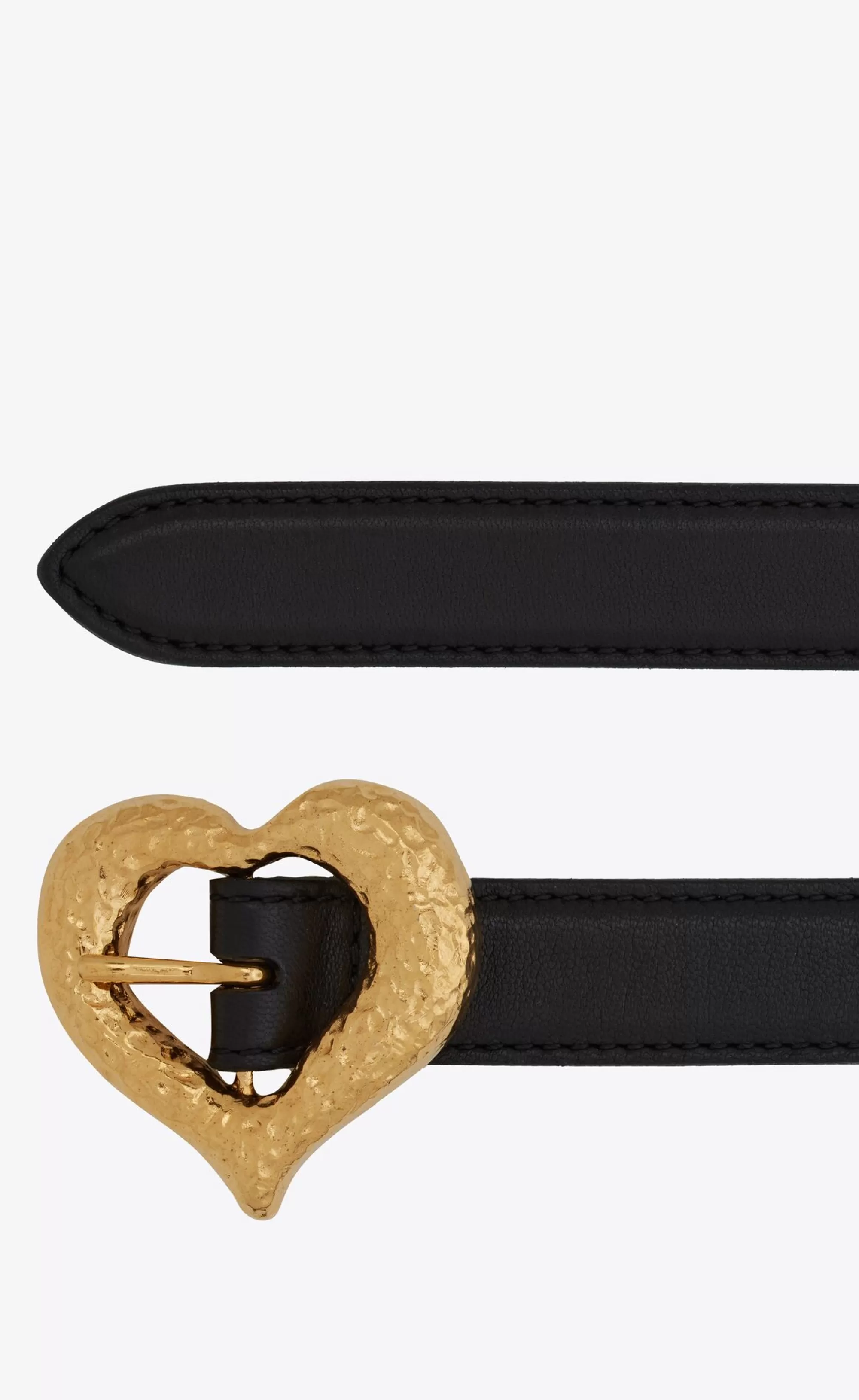 Women Saint Laurent BELTS^Heart Thin Belt In Lambskin | | YSL.com