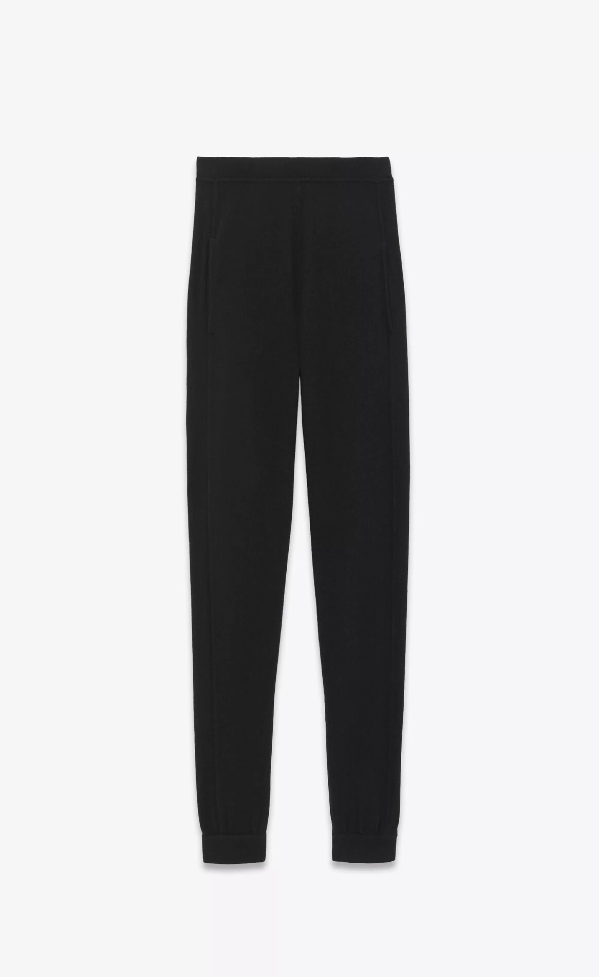 Women Saint Laurent KNITWEAR^High-waisted Leggings In Cashmere | | YSL.com