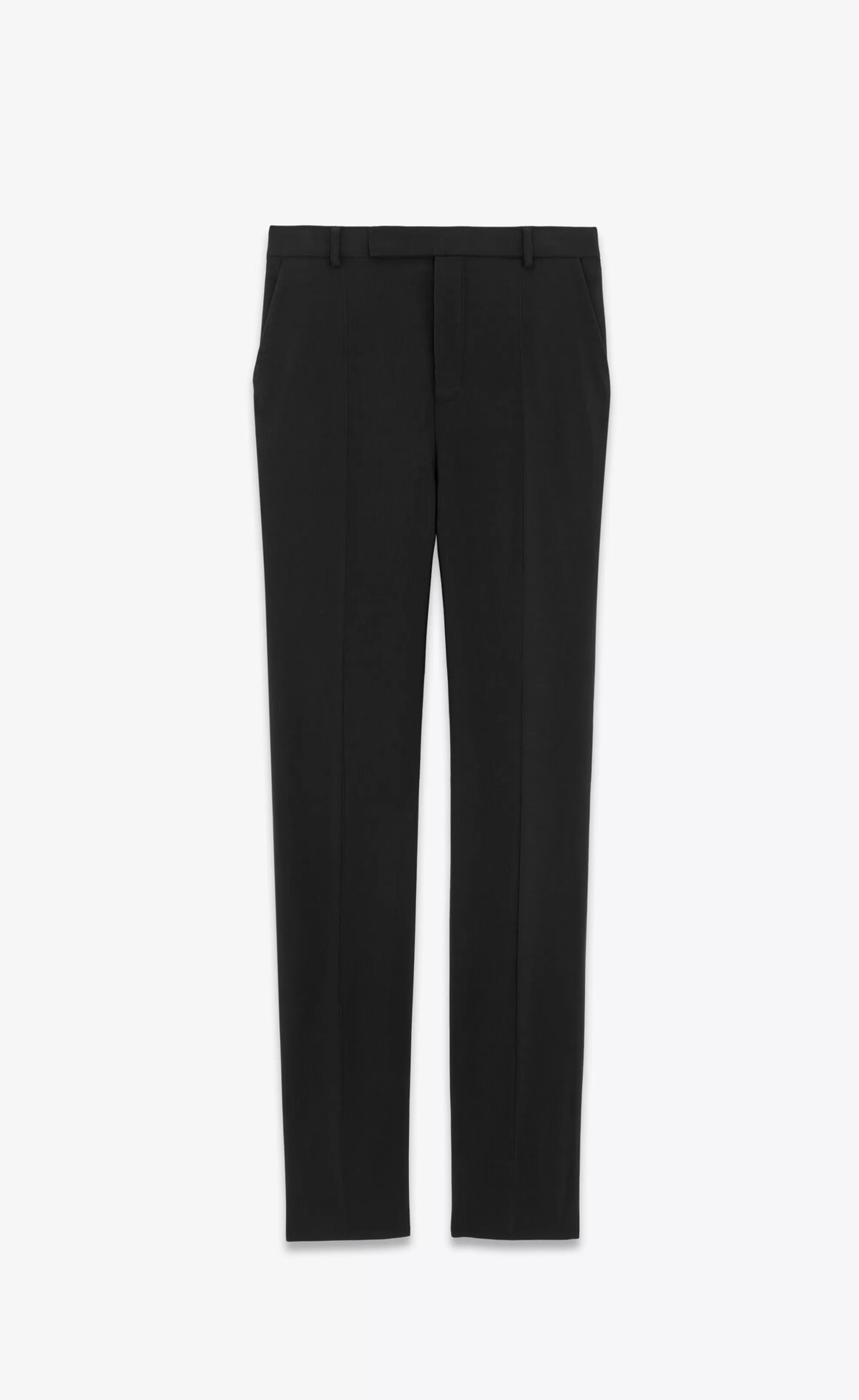 Saint Laurent ALL READY TO WEAR | SMOKING^High-waisted Pants In Faille | | YSL.com