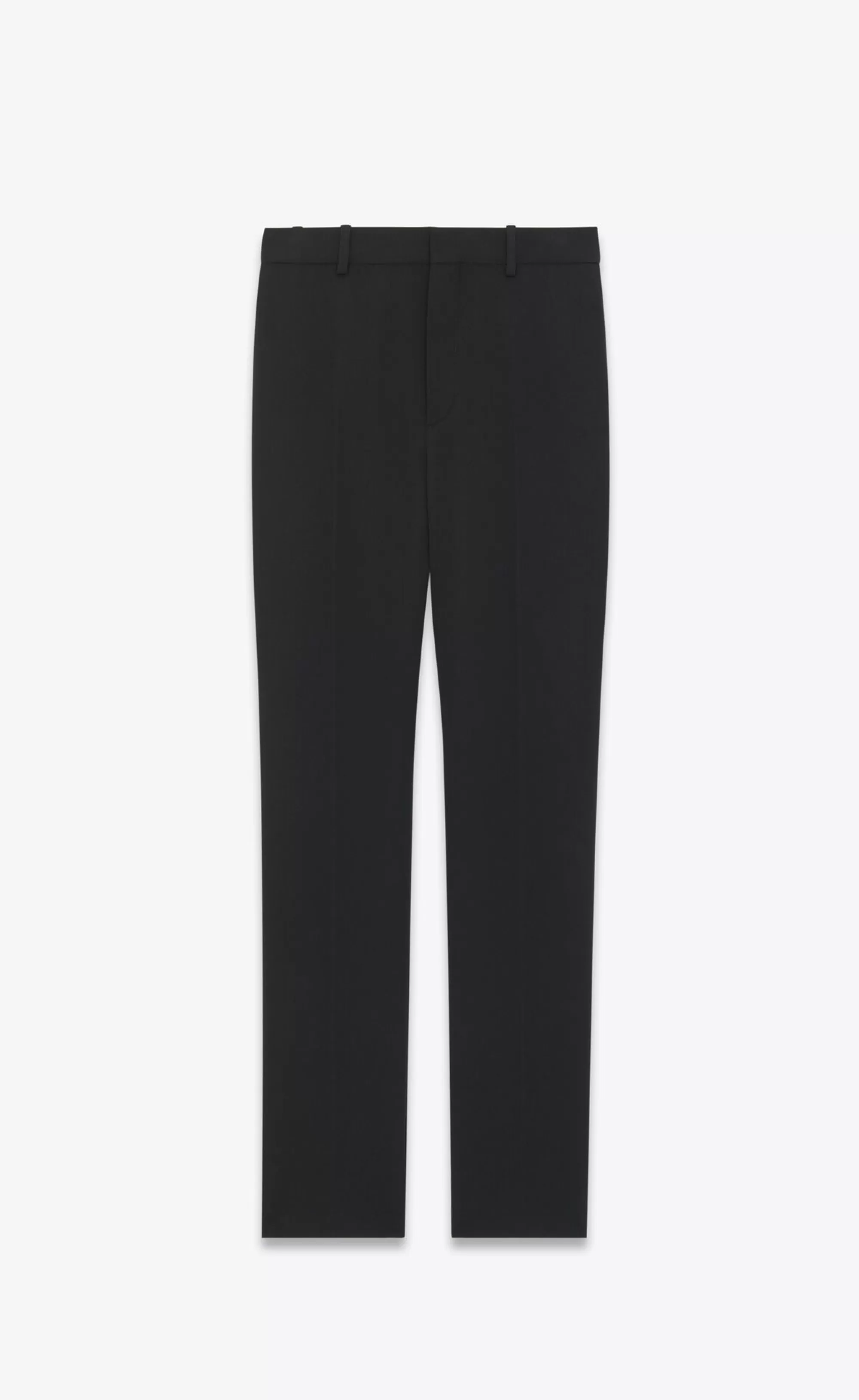 Saint Laurent ALL READY TO WEAR | SMOKING^High-waisted Pants In GRAIN DE POUDRE | | YSL.com