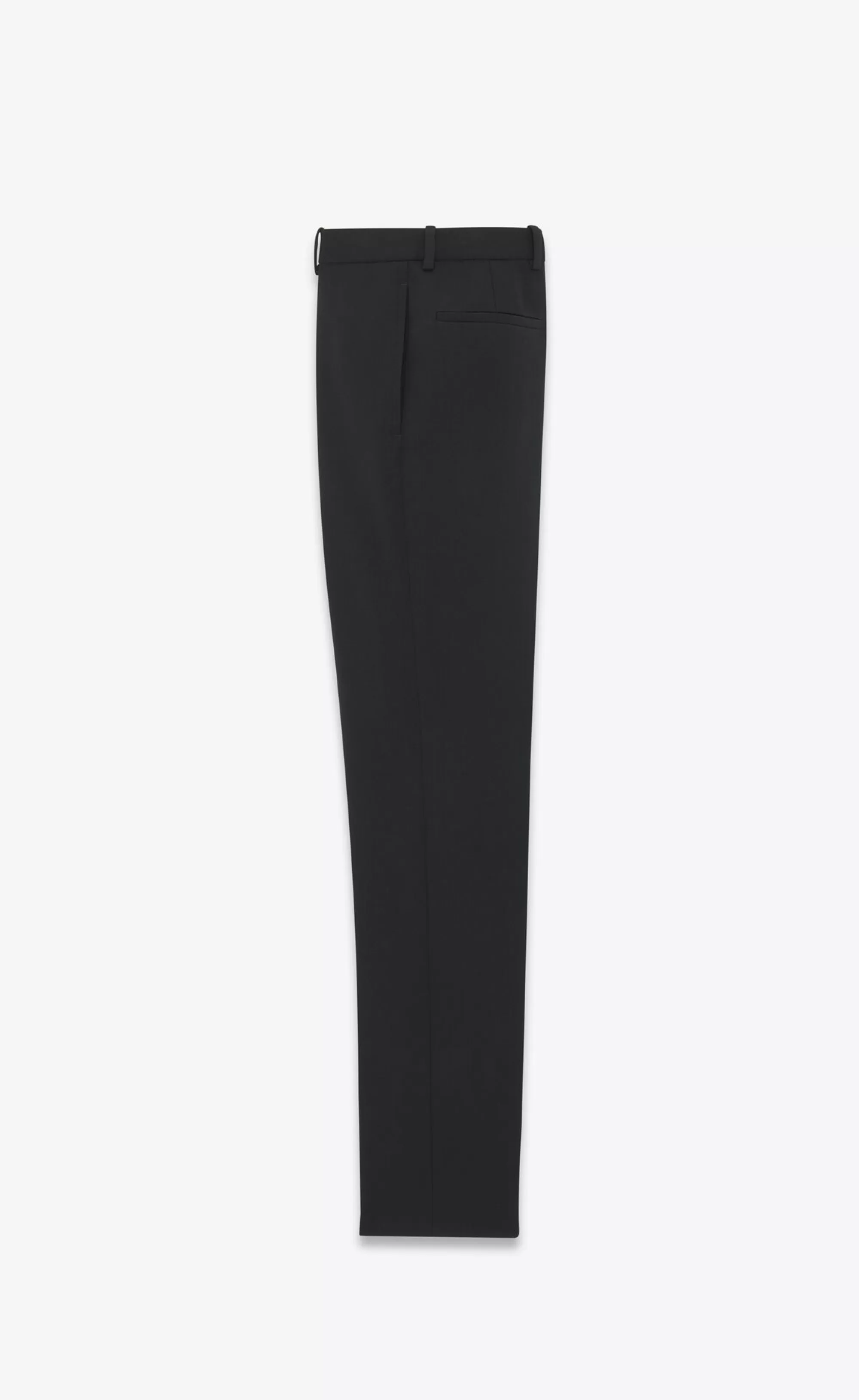 Saint Laurent ALL READY TO WEAR | SMOKING^High-waisted Pants In GRAIN DE POUDRE | | YSL.com