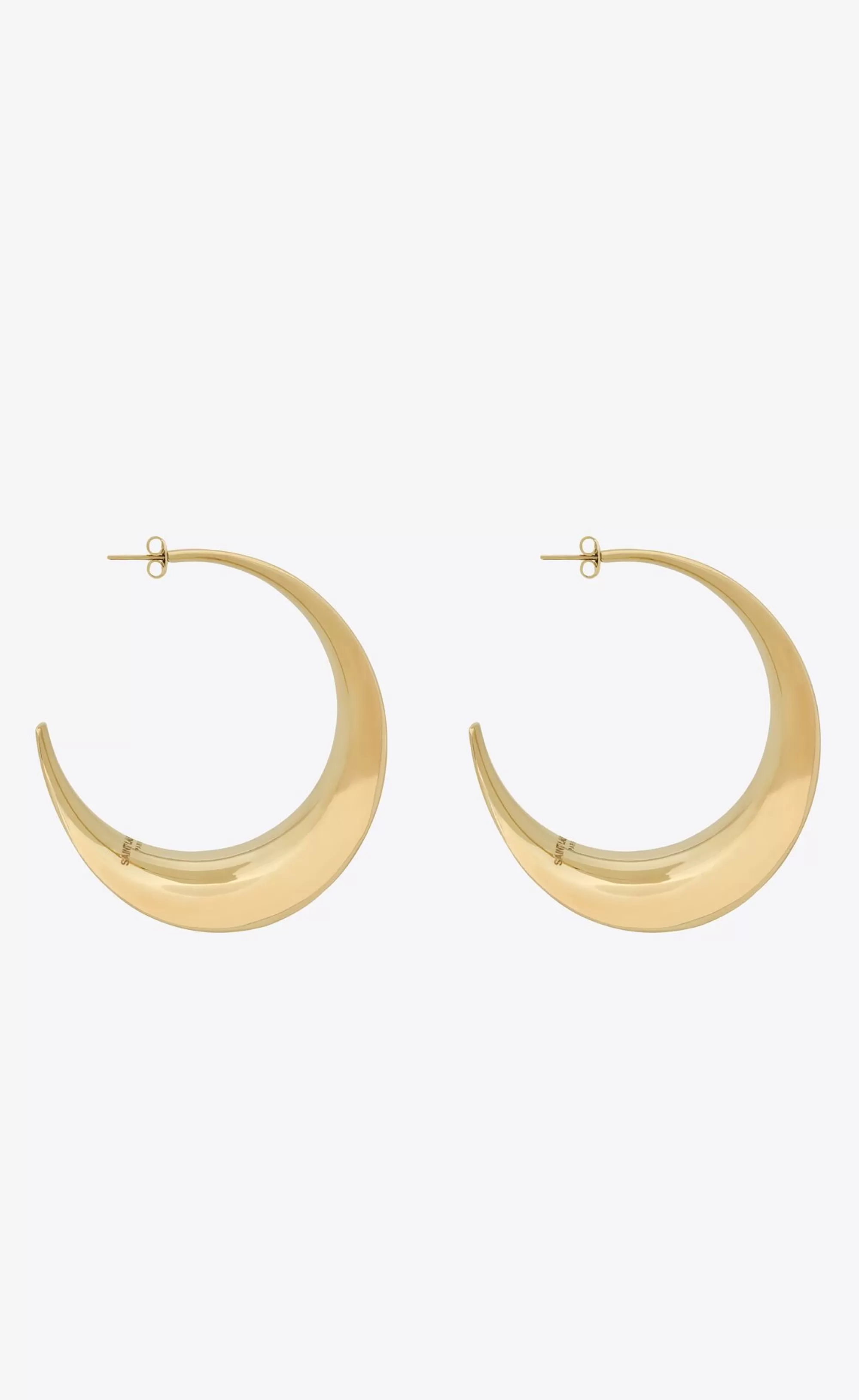 Women Saint Laurent EARRINGS^Hoop Earrings In Metal | | YSL.com