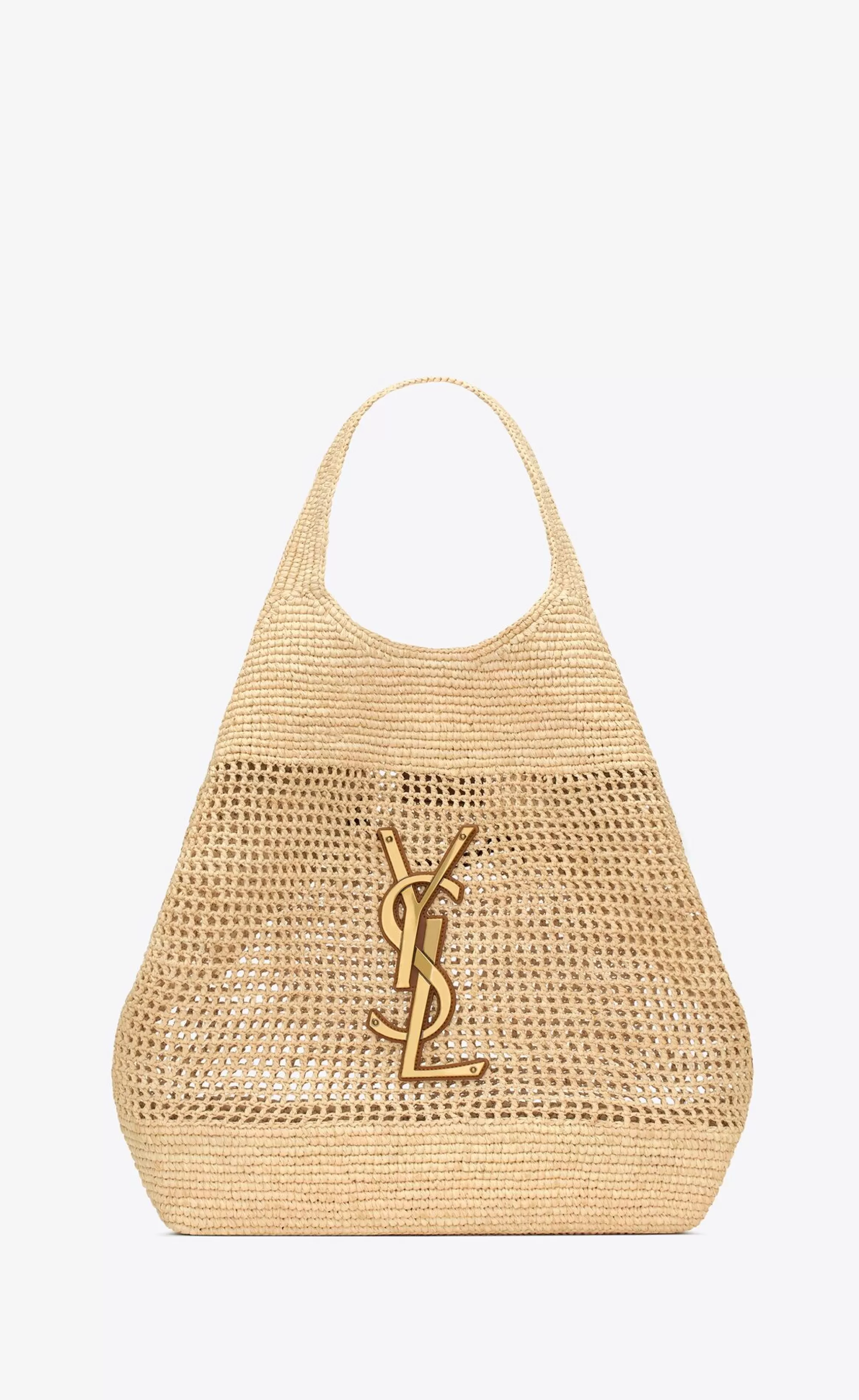 Women Saint Laurent MAXI BAGS | TOP HANDLES^ICARE IN RAFFIA | | YSL.com