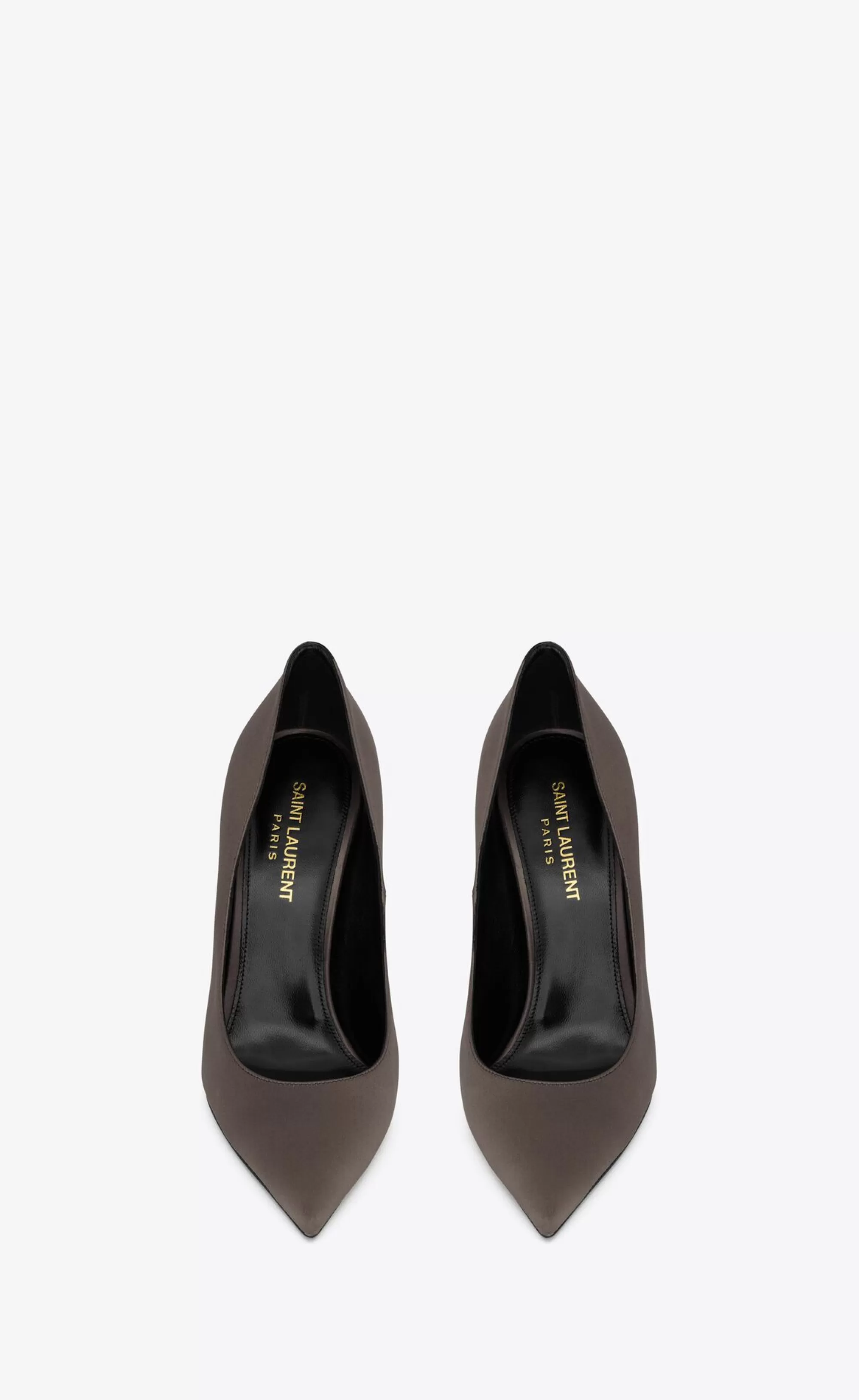 Women Saint Laurent PUMPS^INSTINCT Pumps In Satin Crepe | | YSL.com