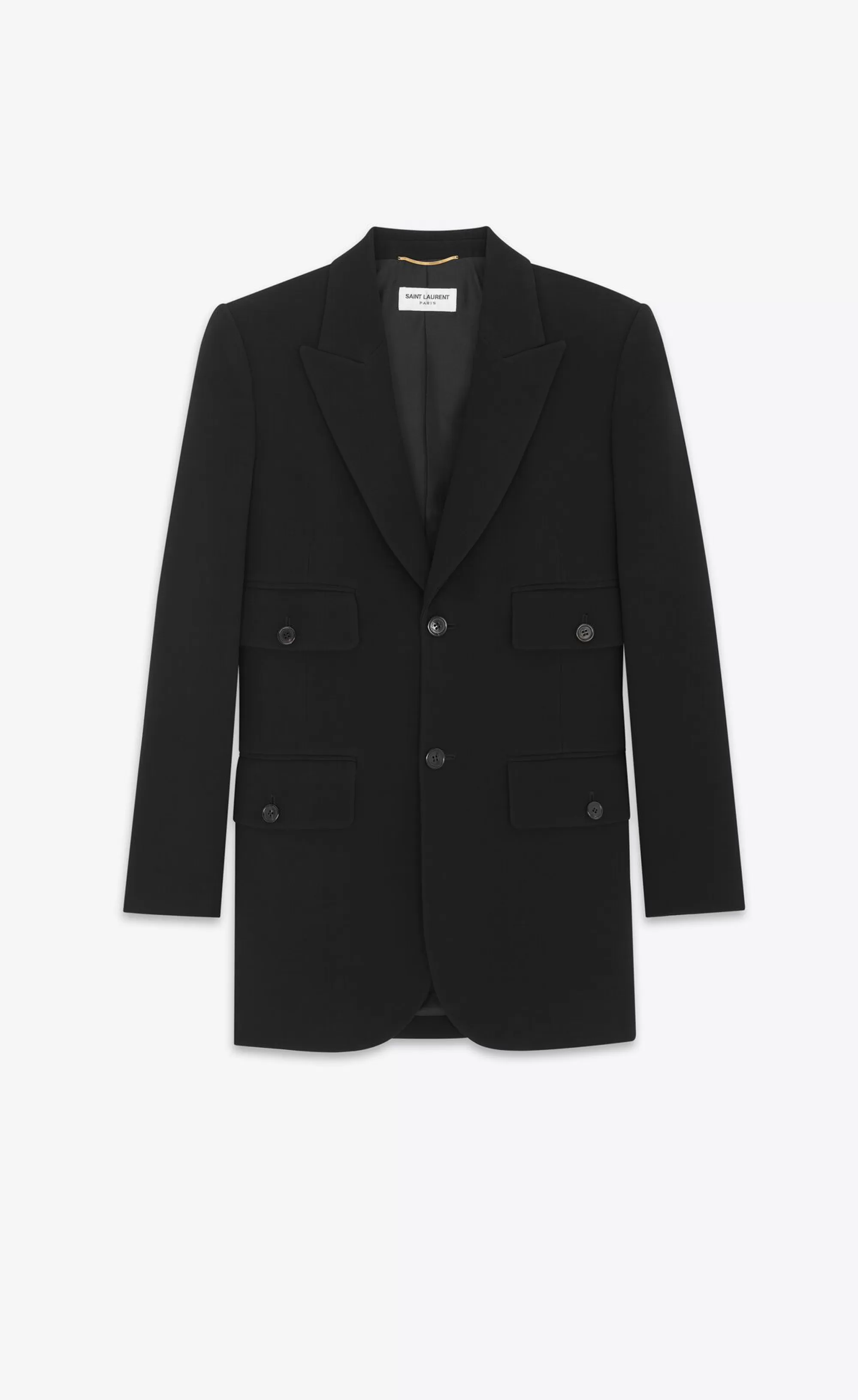 Women Saint Laurent JACKETS AND PANTS^JACKET IN CREPE | | YSL.com