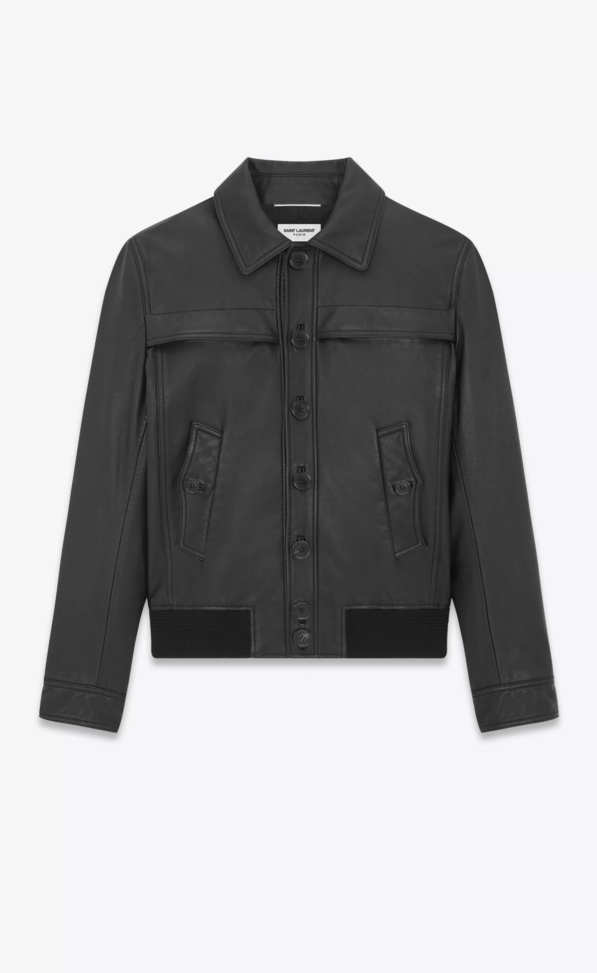 Saint Laurent ALL READY TO WEAR | LEATHER^Jacket In Smooth Lambskin | | YSL.com