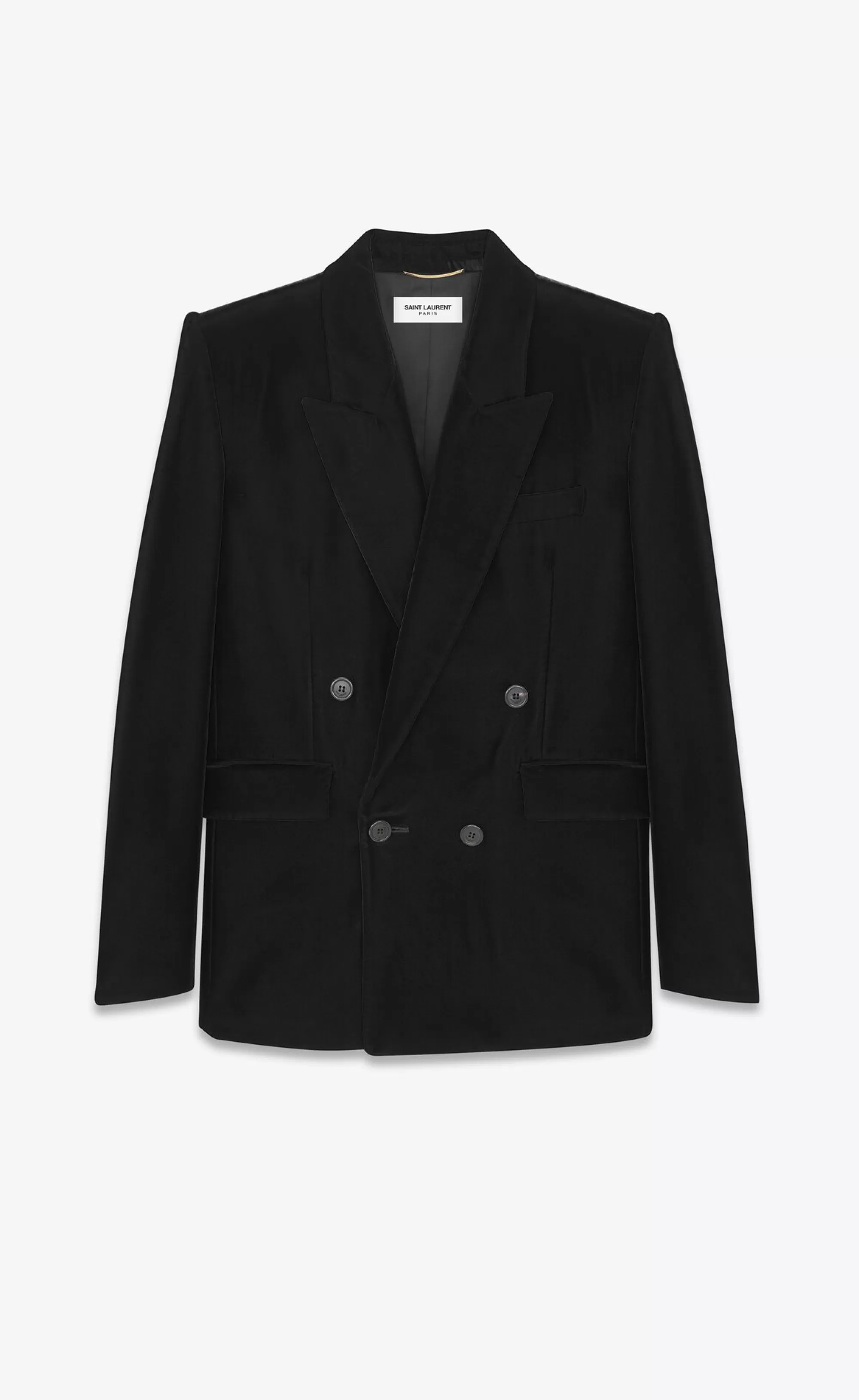 Women Saint Laurent SMOKING | JACKETS AND PANTS^Jacket In Velvet | | YSL.com