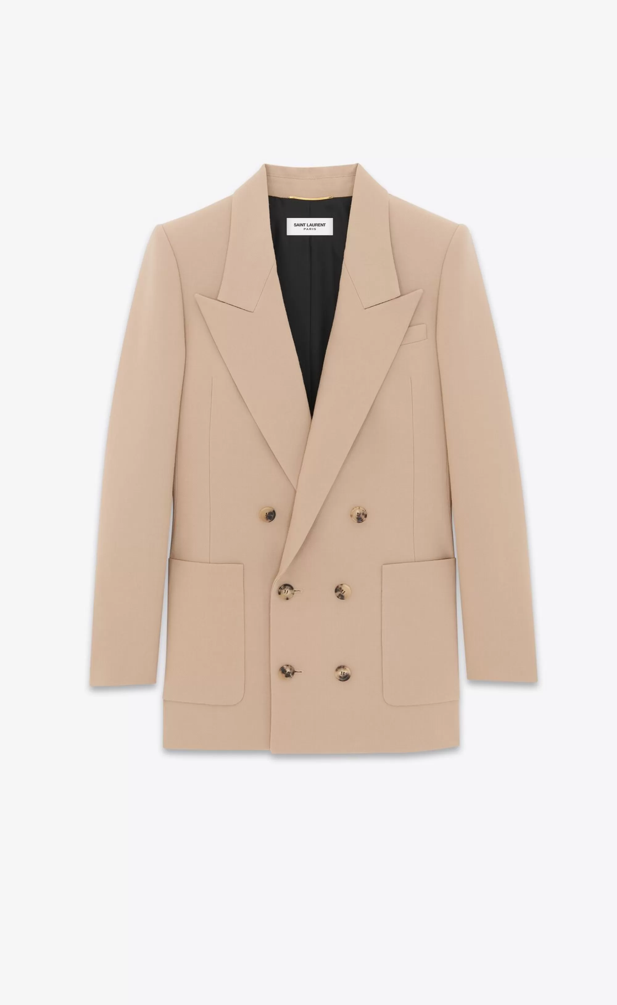 Women Saint Laurent JACKETS AND PANTS^JACKET IN WOOL GABARDINE | | YSL.com