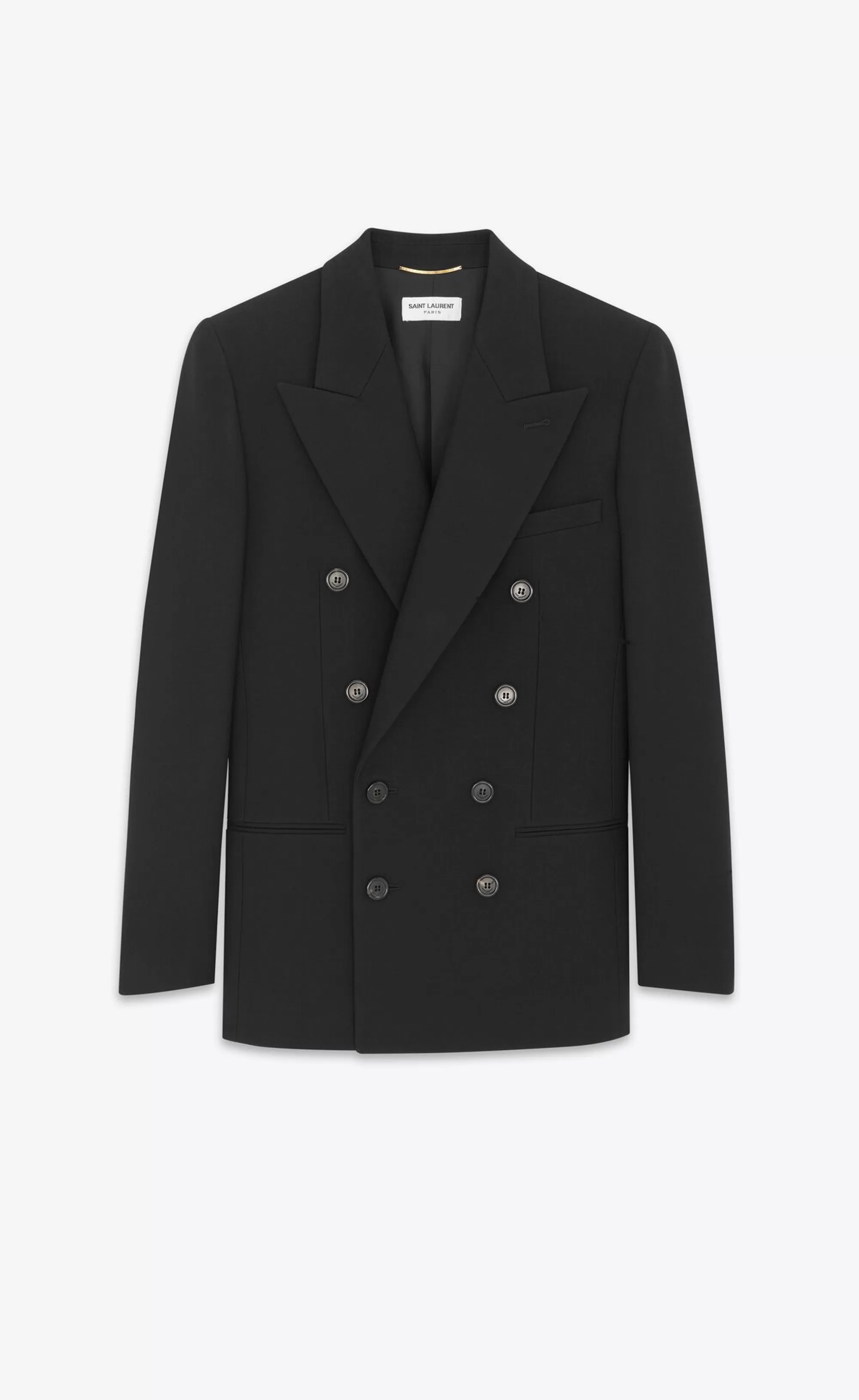 Women Saint Laurent JACKETS AND PANTS^Jacket In Wool Gabardine | | YSL.com