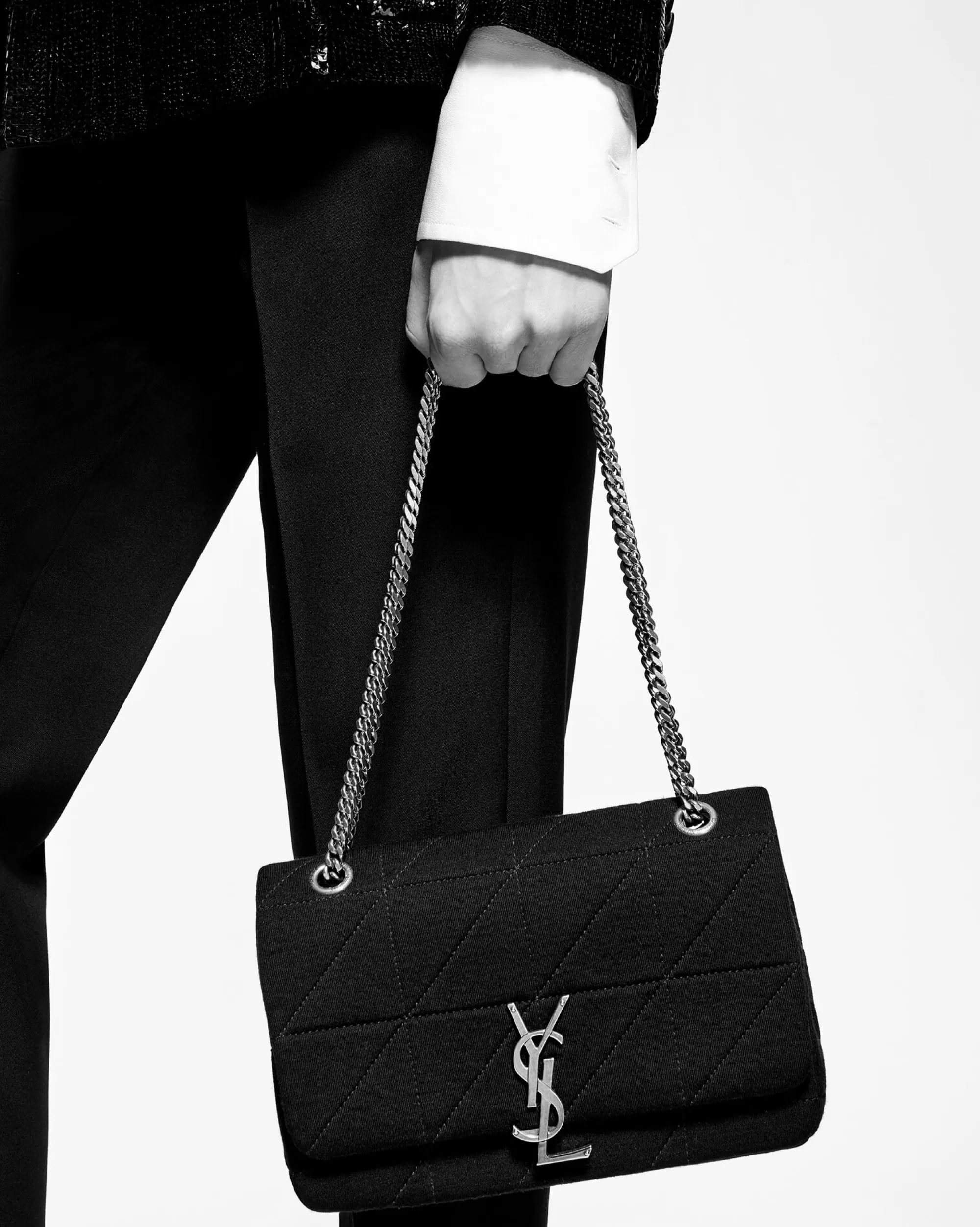 Women Saint Laurent SHOULDER BAGS^JAMIE Medium In Jersey | | YSL.com