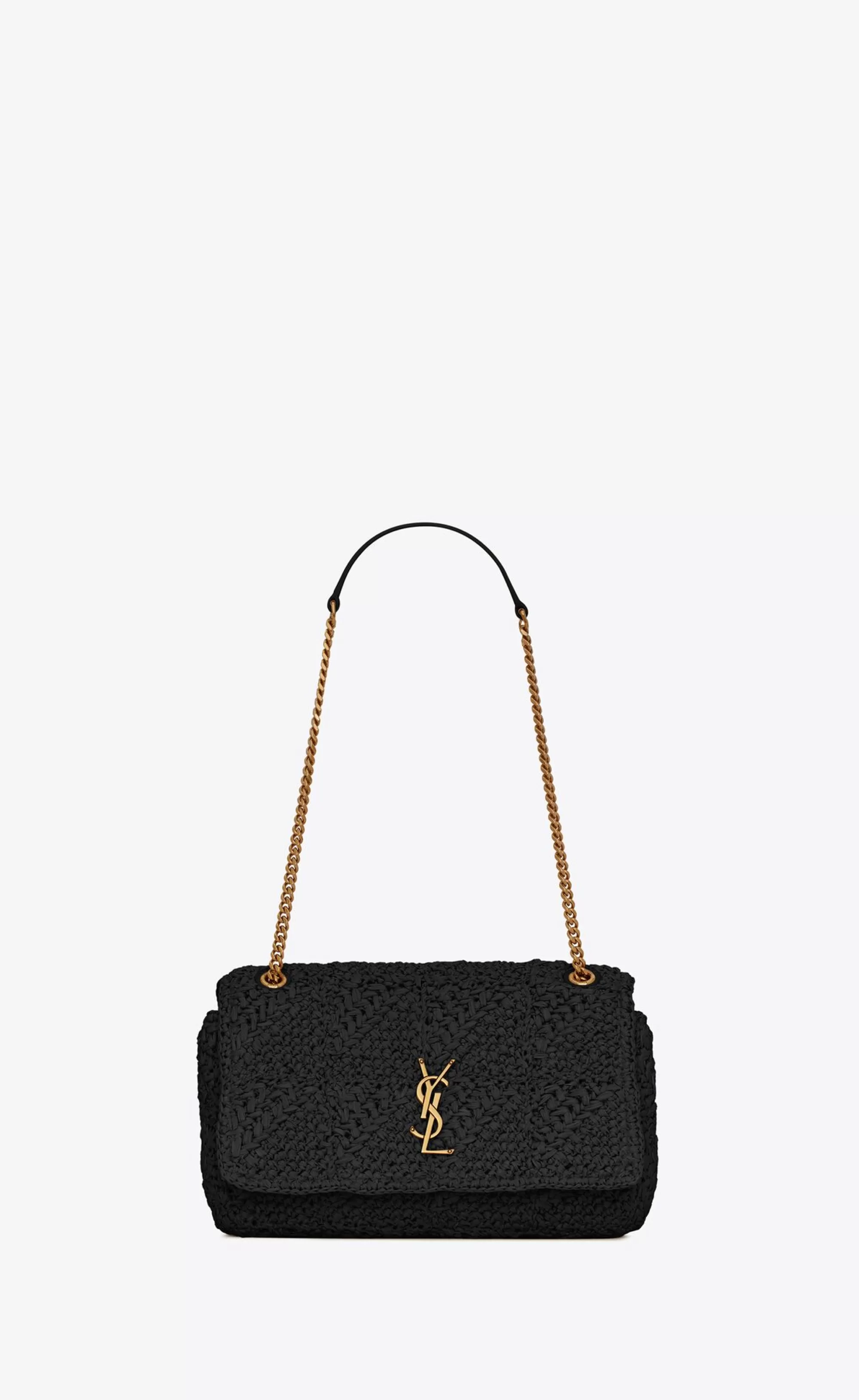 Women Saint Laurent SHOULDER BAGS^JAMIE MEDIUM IN RAFFIA | | YSL.com