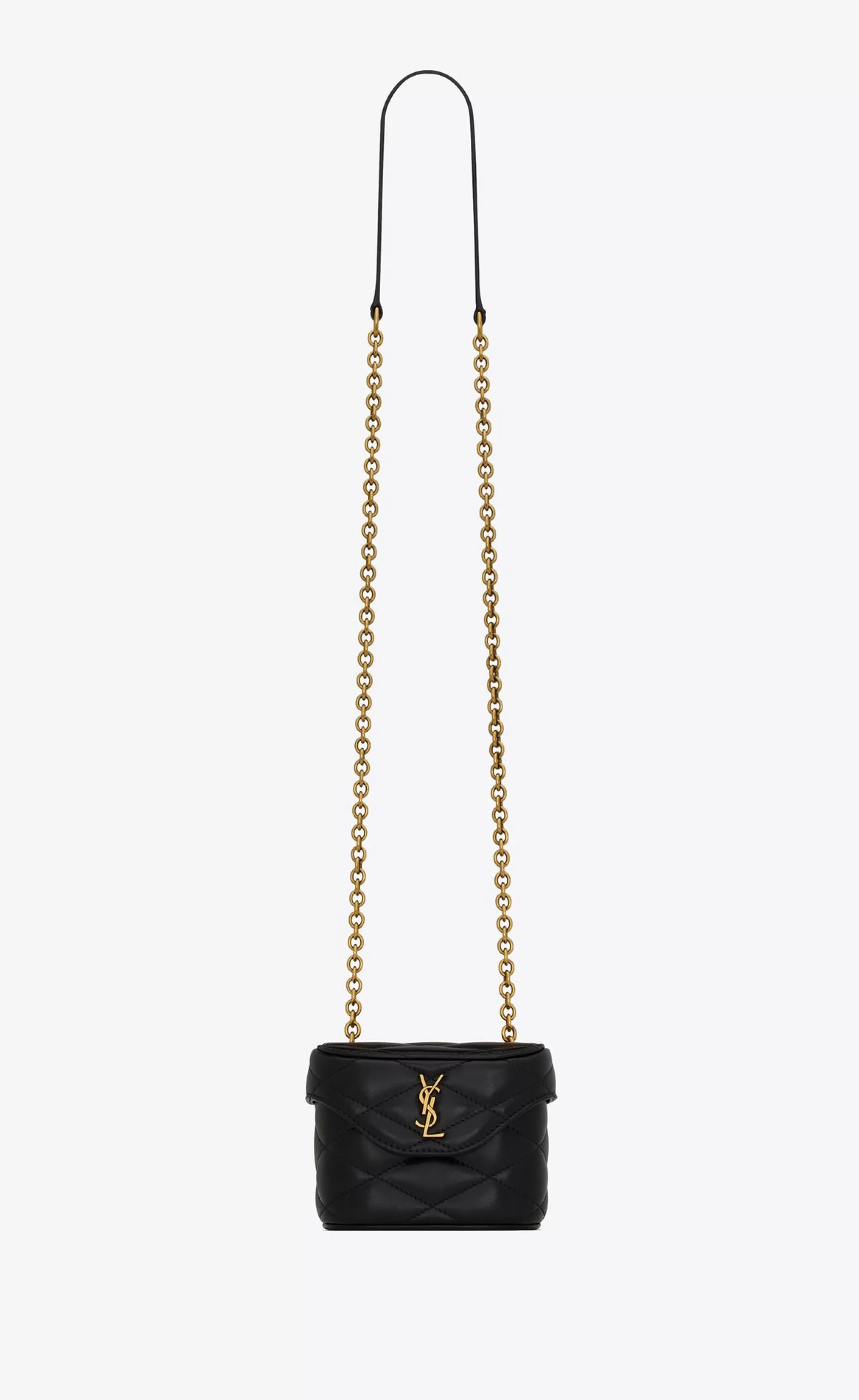 Women Saint Laurent SMALL ACCESSORIES^JUNE Micro Box In Quilted Lambskin | | YSL.com