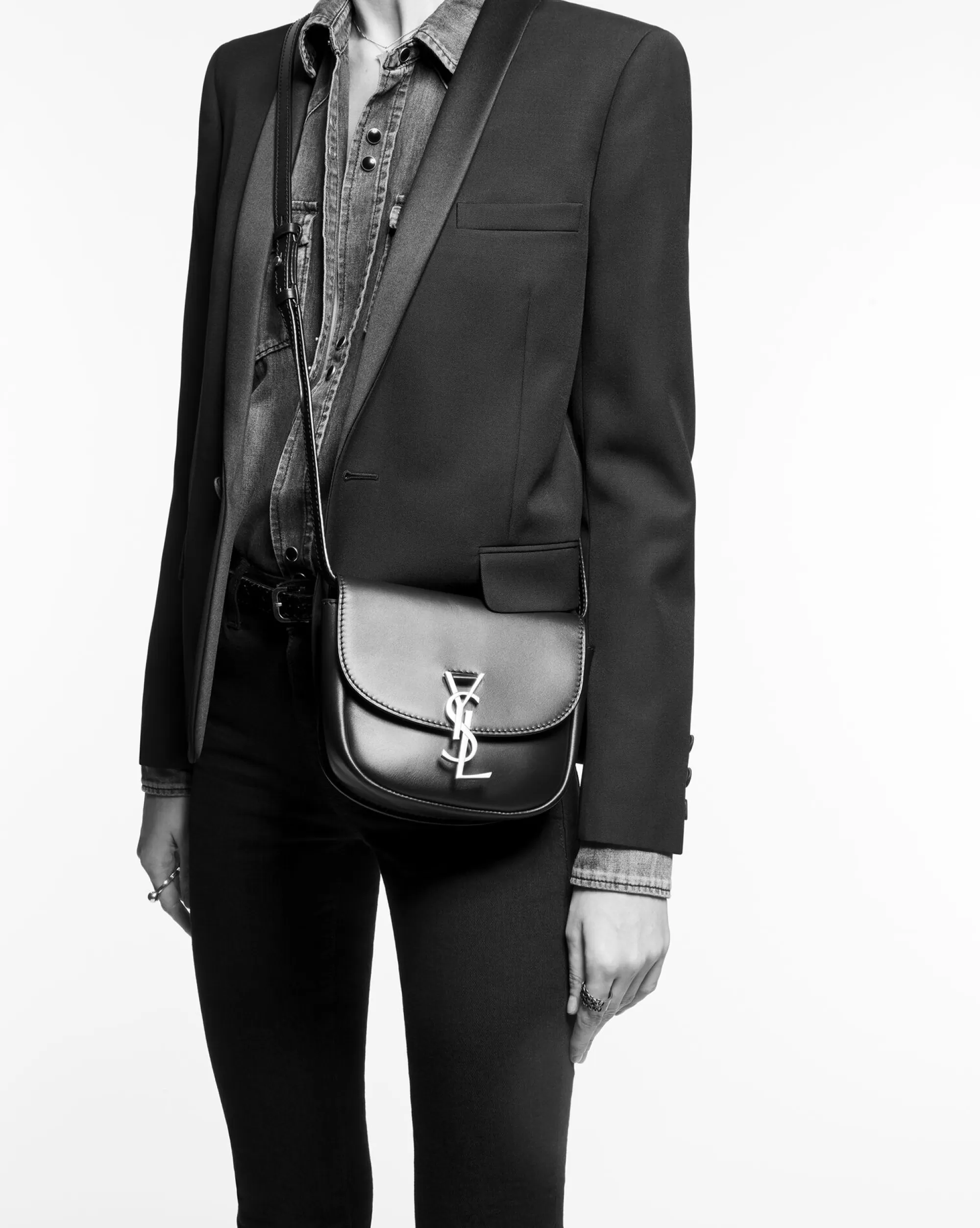 Women Saint Laurent CROSSBODY BAGS^KAIA Small Satchel In Smooth Leather | | YSL.com