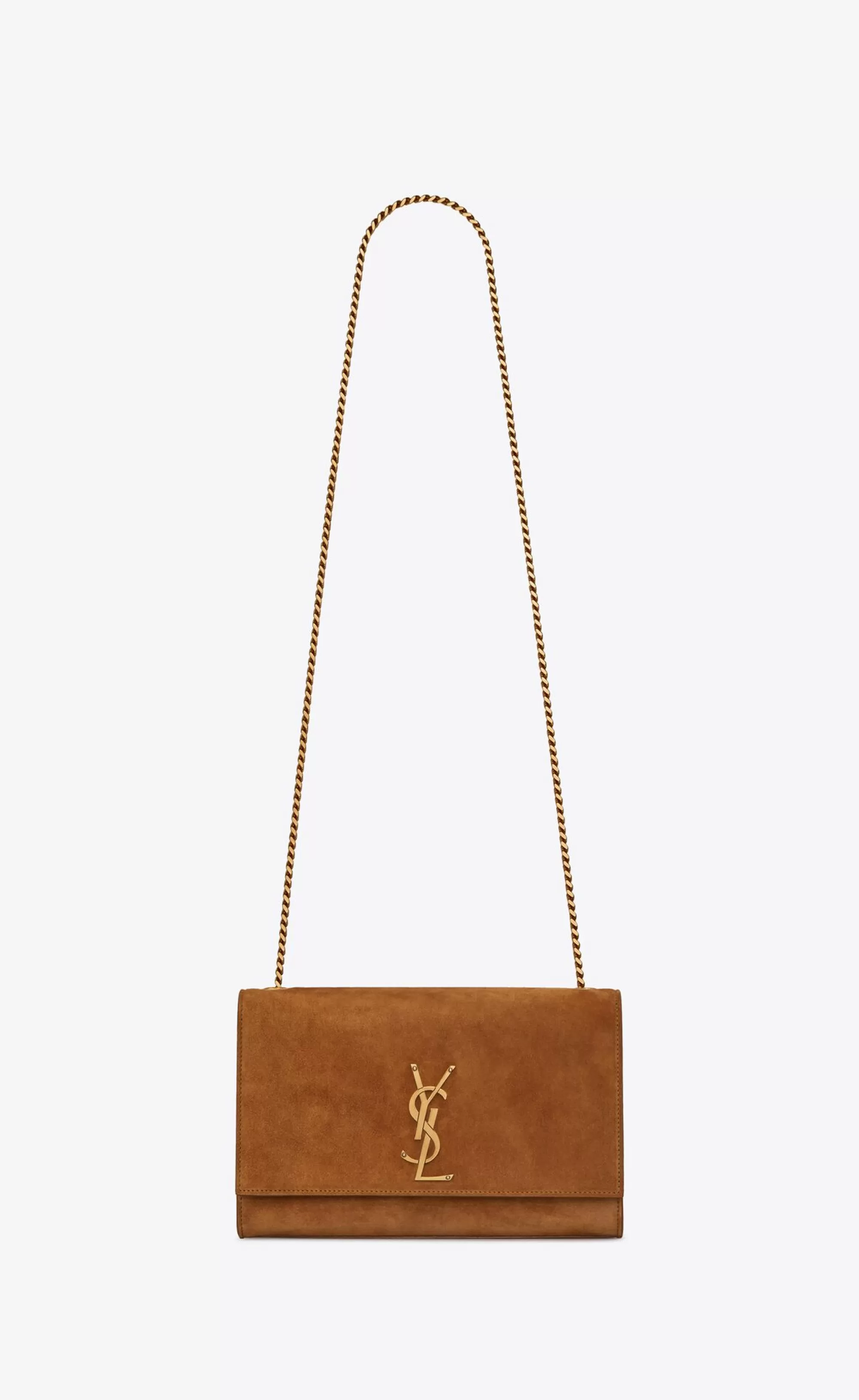 Women Saint Laurent SHOULDER BAGS | KATE^KATE Medium In Suede | | YSL.com