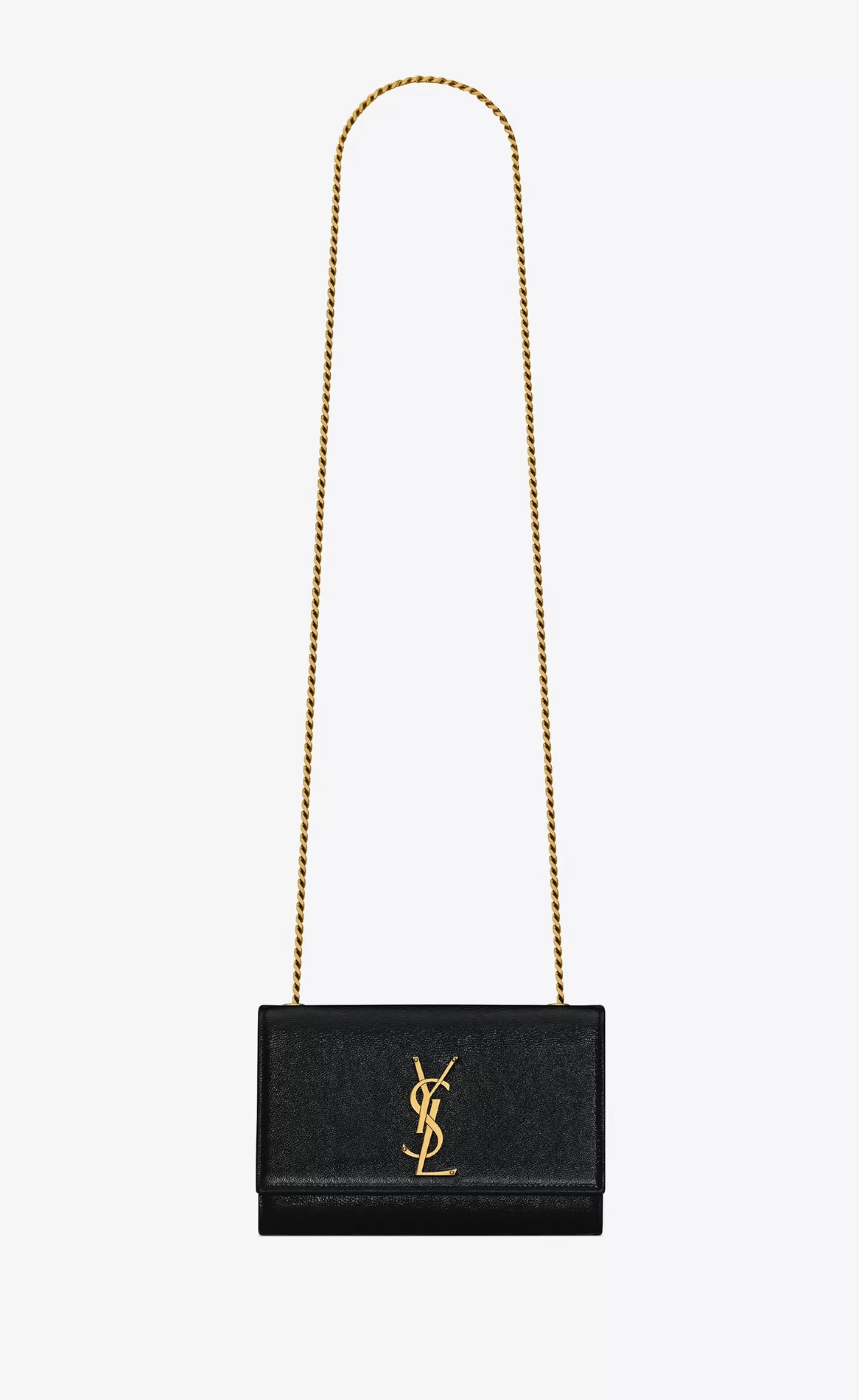 Women Saint Laurent CROSSBODY BAGS | KATE^KATE SMALL In Shiny Grained Leather | | YSL.com