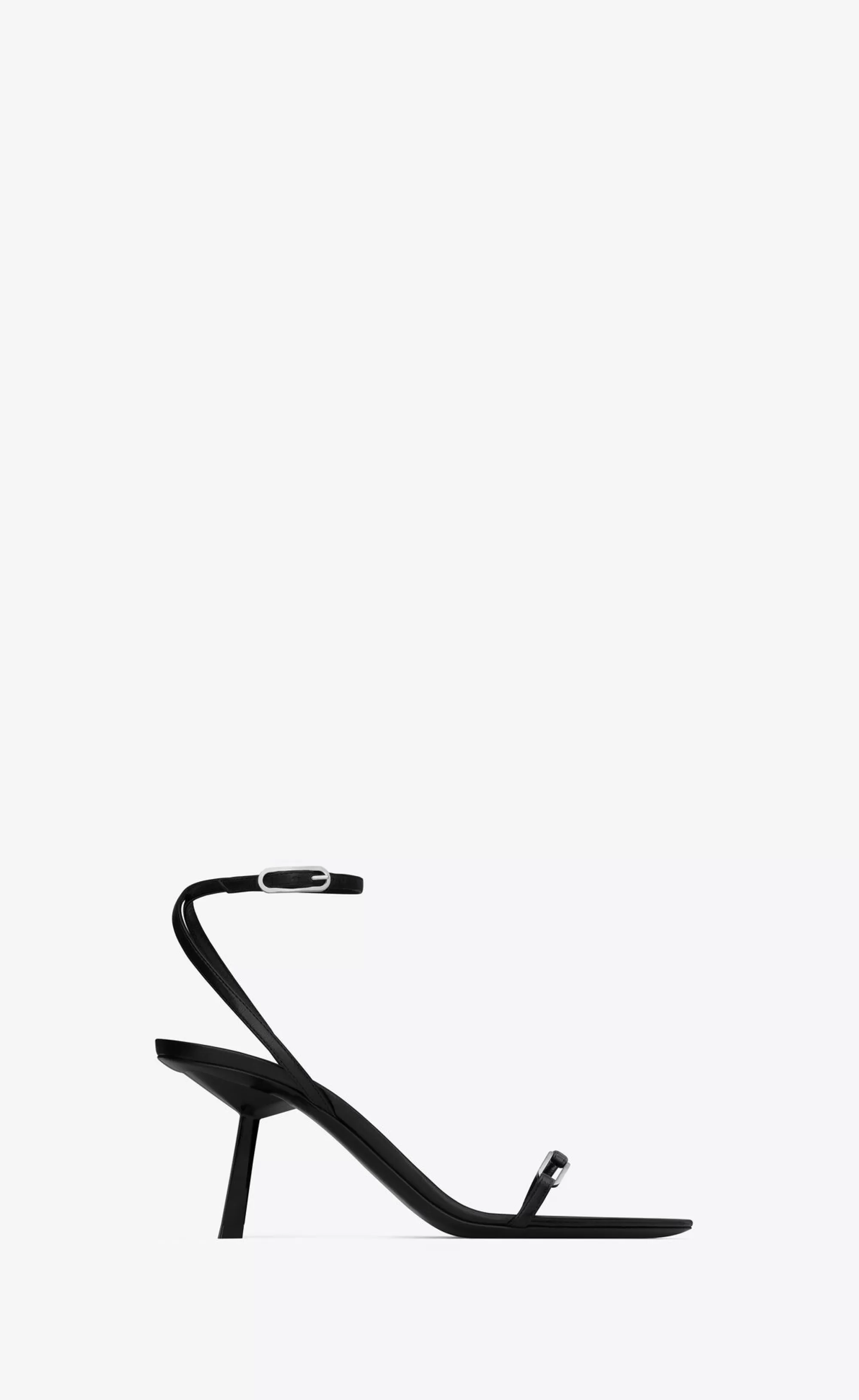 Women Saint Laurent High Heel Sandals^KITTY Sandals In Shiny Leather | | YSL.com