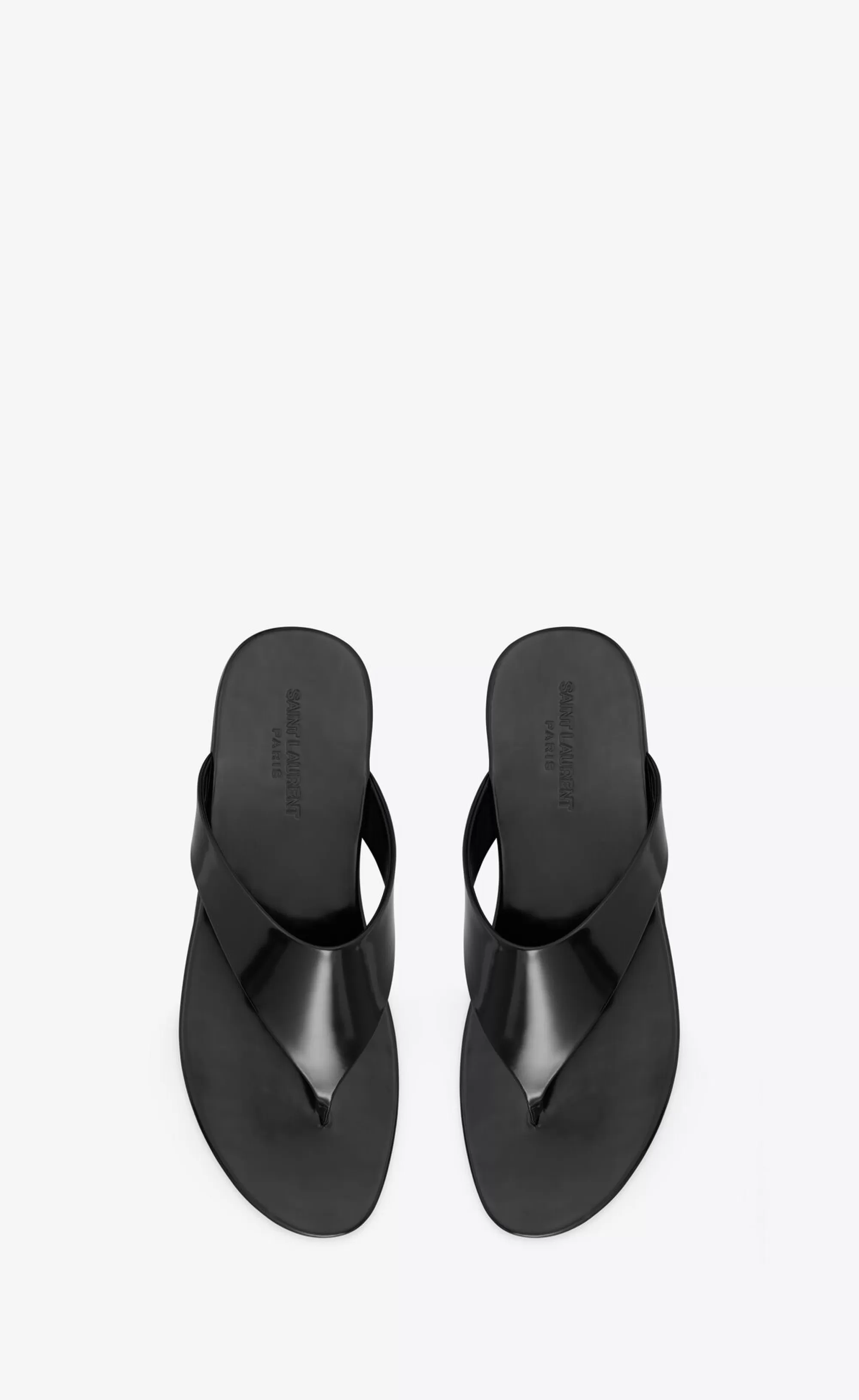 Saint Laurent ESPADRILLES AND SANDALS | NEW ARRIVALS^KOUROS Sandals In Glazed Leather | | YSL.com