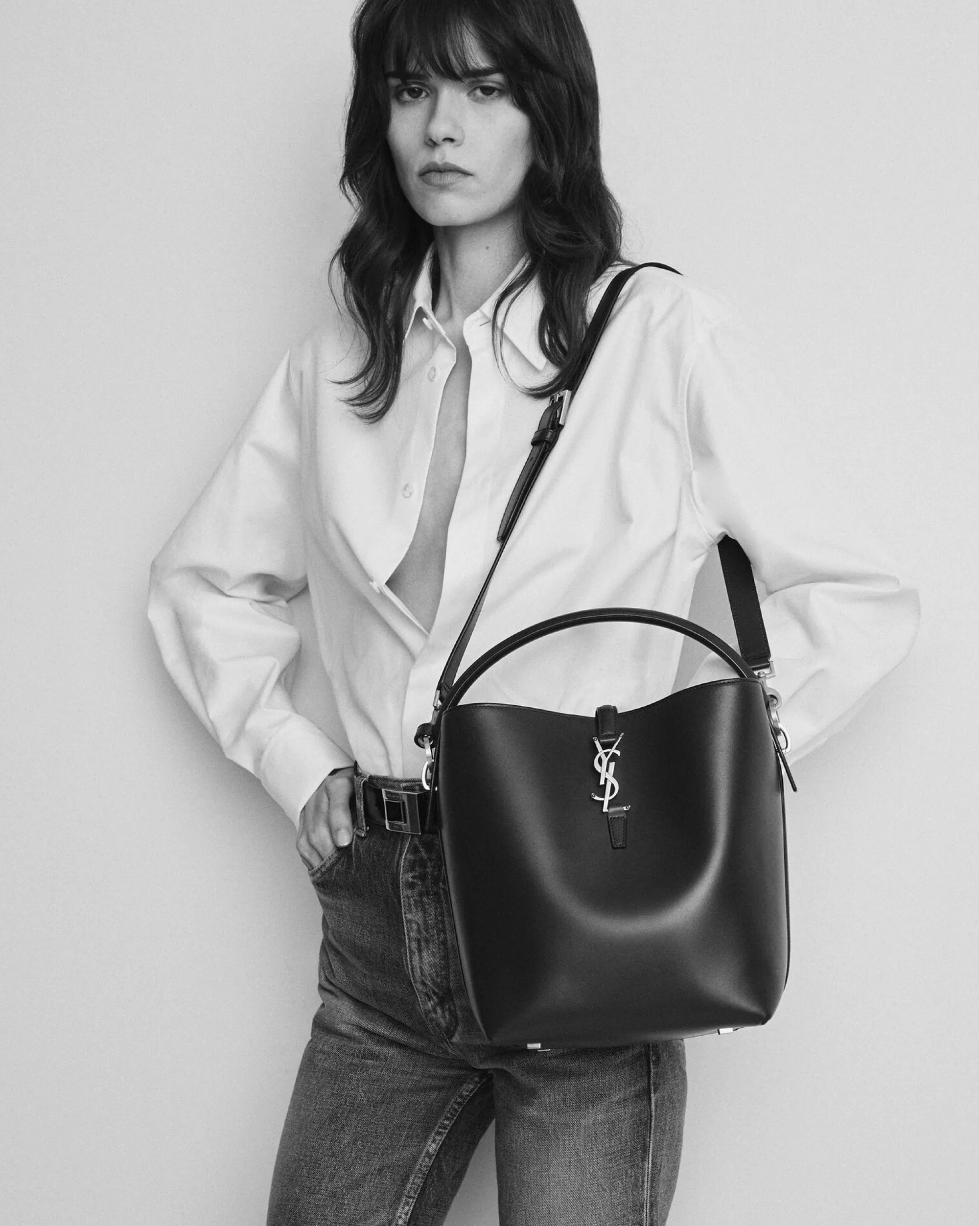 Women Saint Laurent LE 37 | HOBOS AND BUCKETS^LE 37 In Canvas And Leather | | YSL.com