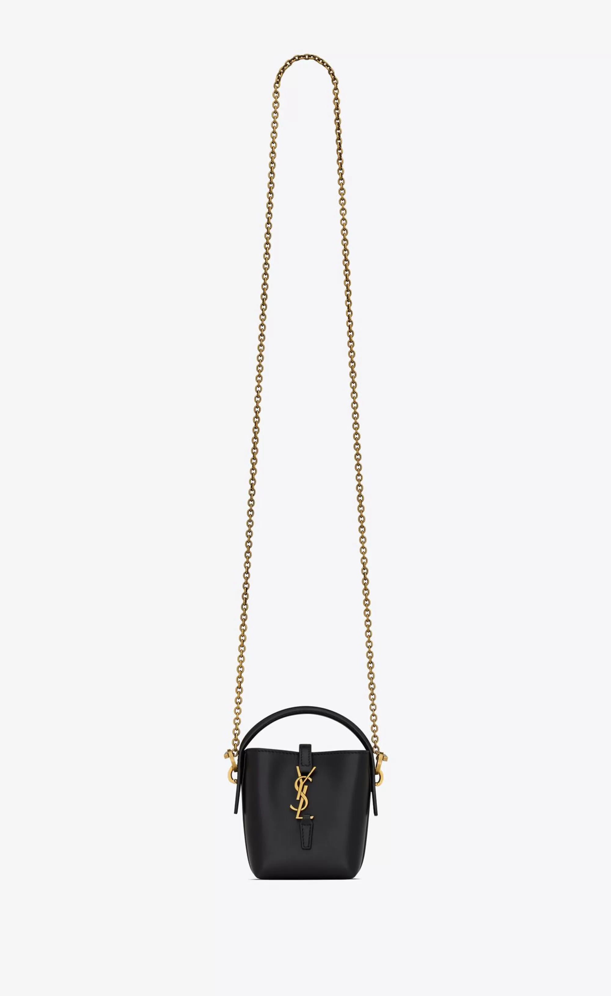 Women Saint Laurent SMALL ACCESSORIES^LE 37 Micro In Shiny Leather | | YSL.com