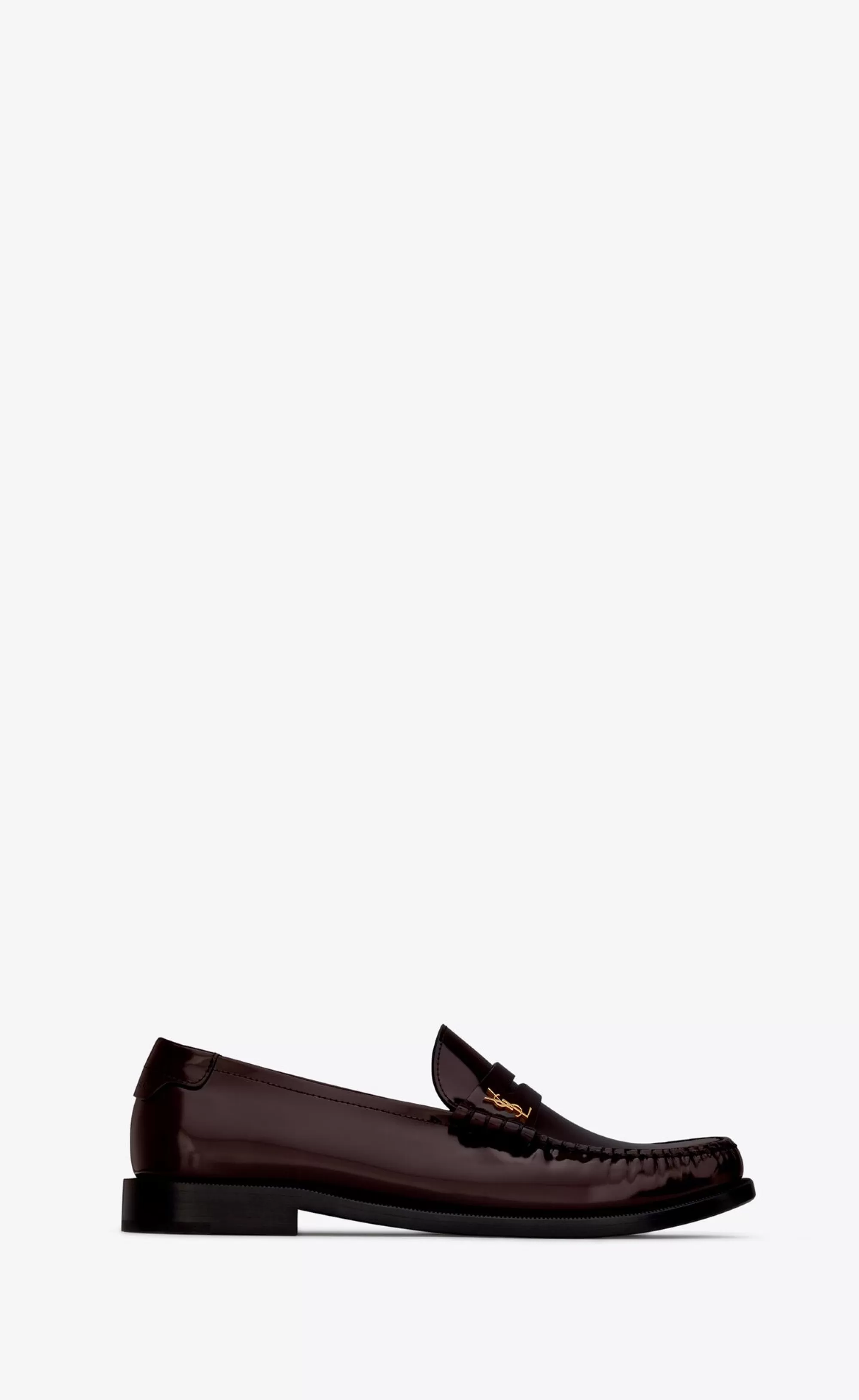 Women Saint Laurent LOAFERS | FLATS^LE LOAFER Penny Slippers In Glazed Leather | | YSL.com