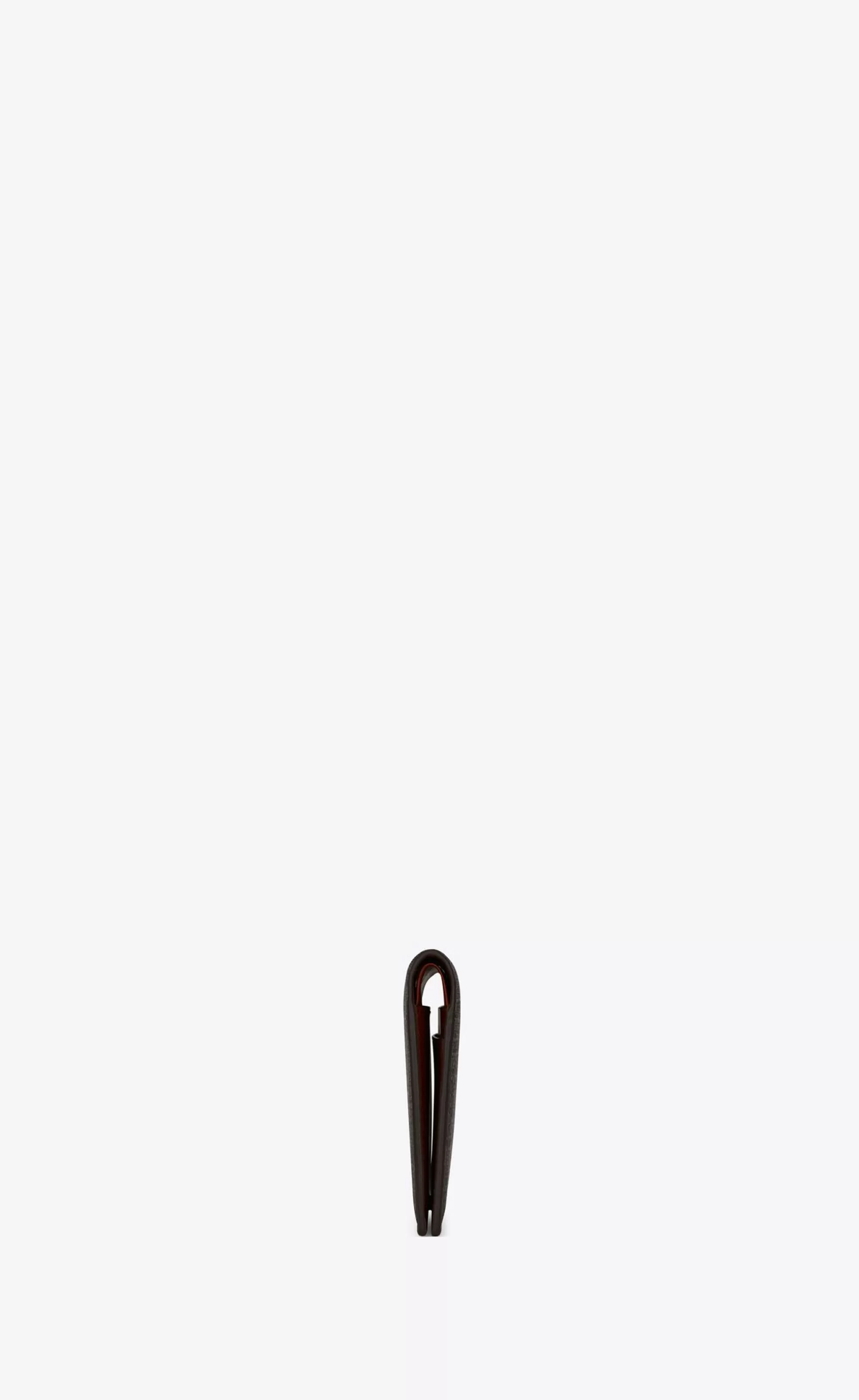 Saint Laurent CARD CASES^LE MONOGRAMME Credit Card Wallet In CASSANDRE CANVAS AND SMOOTH LEATHER | | YSL.com