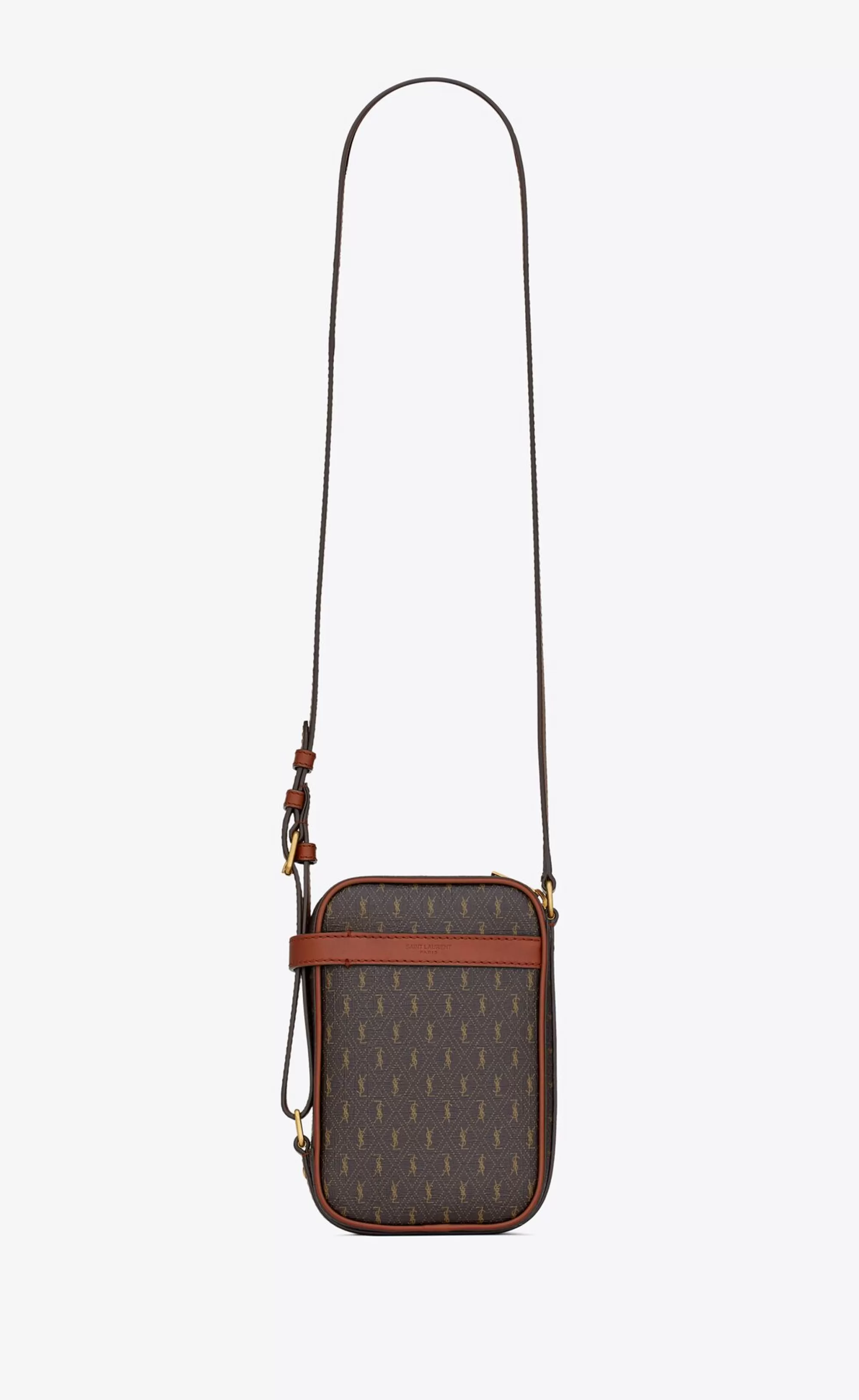 Saint Laurent OTHER ACCESSORIES | MESSENGERS^Le MONOGRAMME Crossbody Pouch In CASSANDRE Canvas And Smooth Leather | | YSL.com