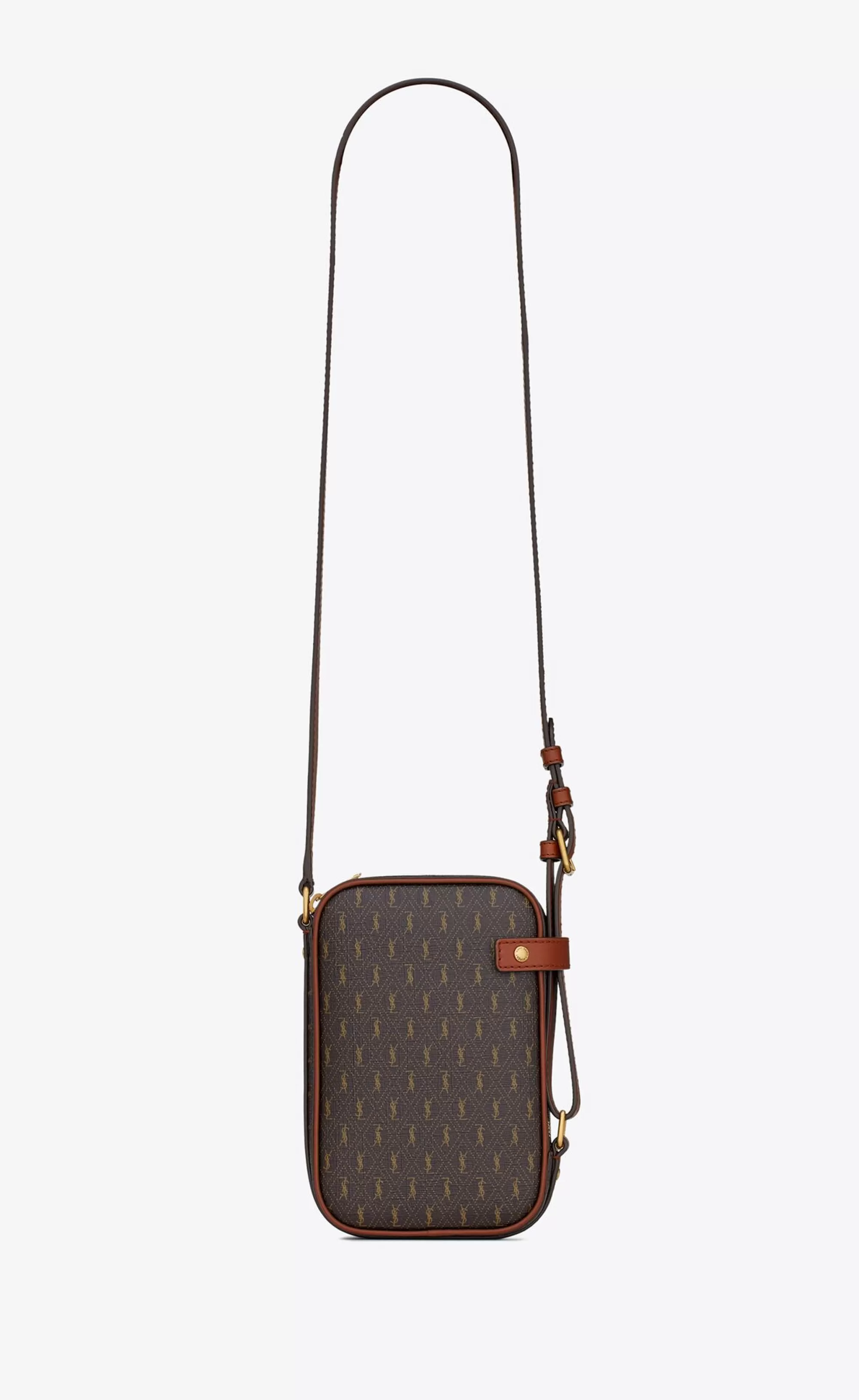 Saint Laurent OTHER ACCESSORIES | MESSENGERS^Le MONOGRAMME Crossbody Pouch In CASSANDRE Canvas And Smooth Leather | | YSL.com