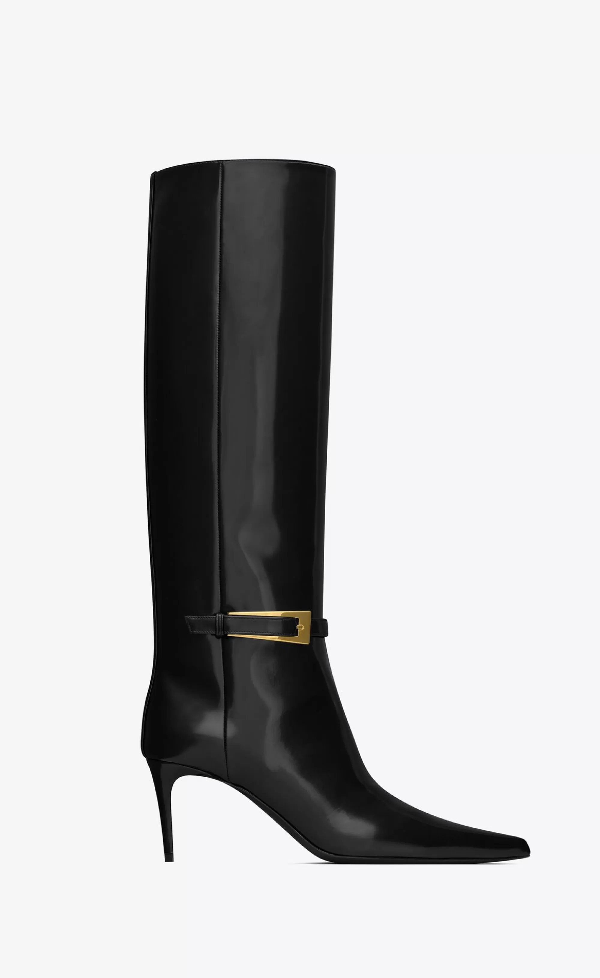 Women Saint Laurent BOOTS^LEE Boots In Glazed Leather | | YSL.com