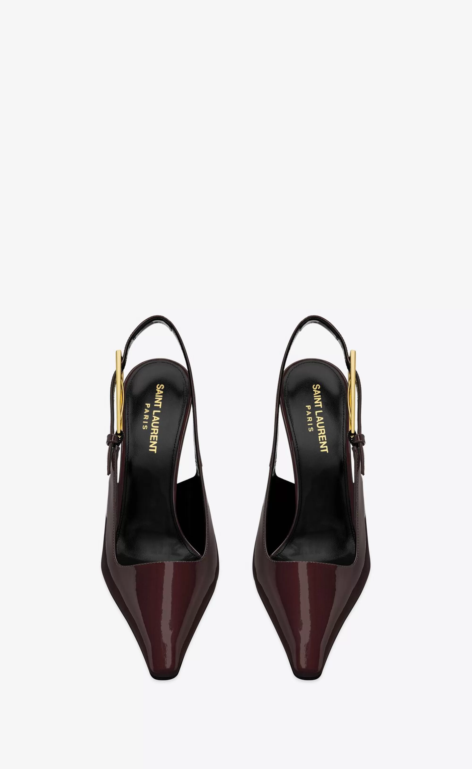 Women Saint Laurent SLINGBACKS | SMOKING^LEE Slingback Pumps In Patent Leather | | YSL.com