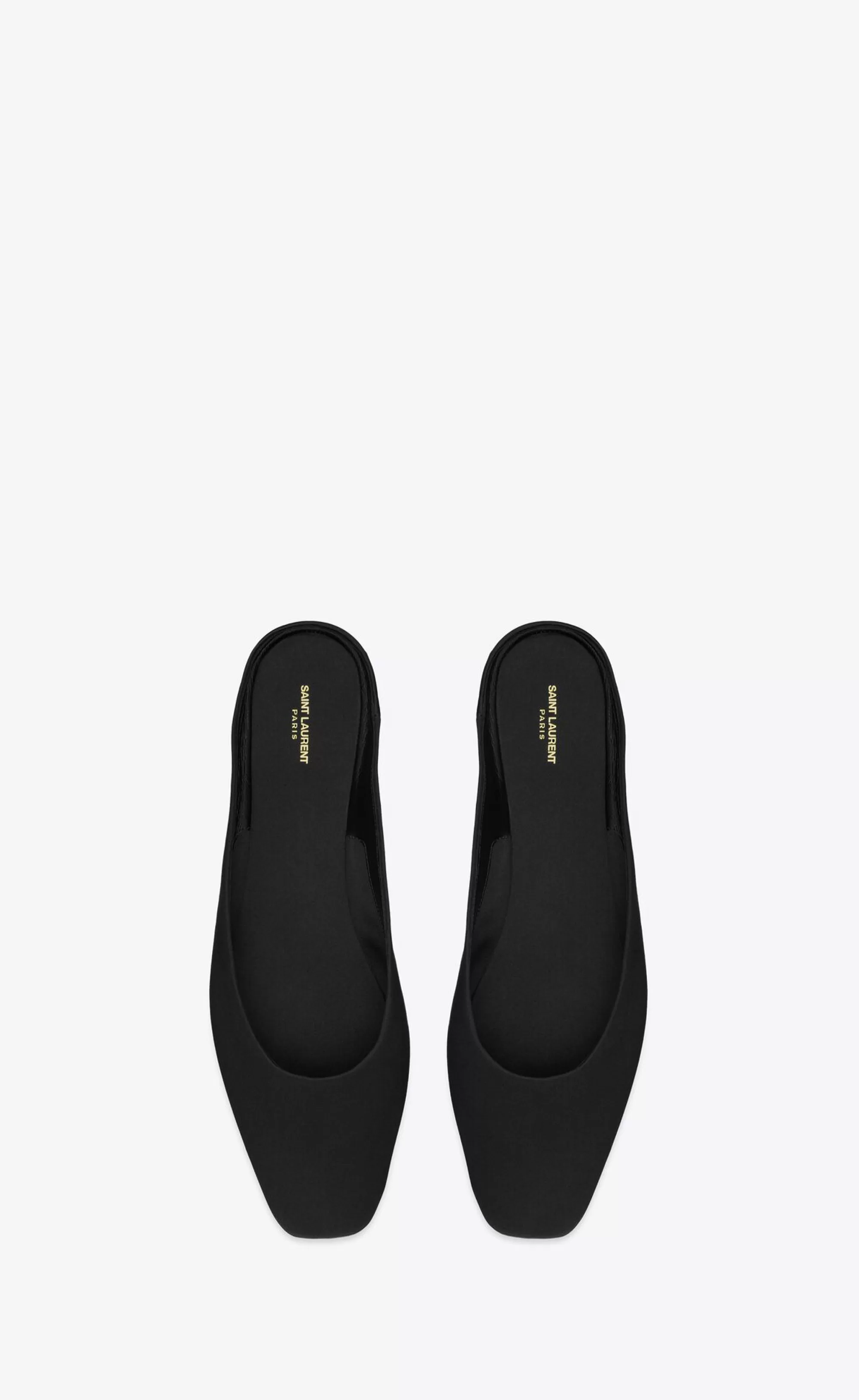 Women Saint Laurent FLATS^LIDO Slip-ons In Satin Crepe | | YSL.com