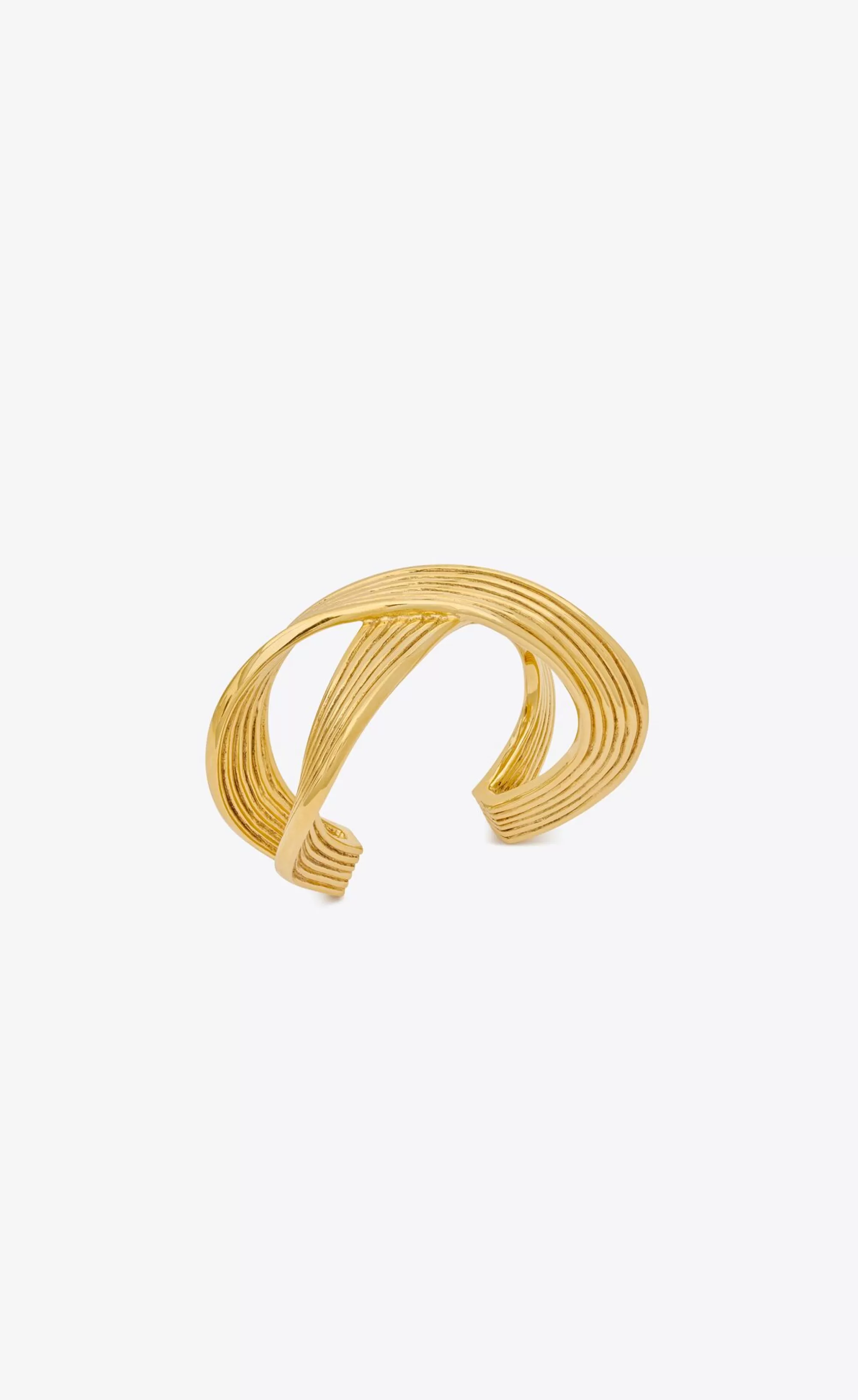 Women Saint Laurent CUFFS AND BRACELETS^Link Cuff In Metal | | YSL.com