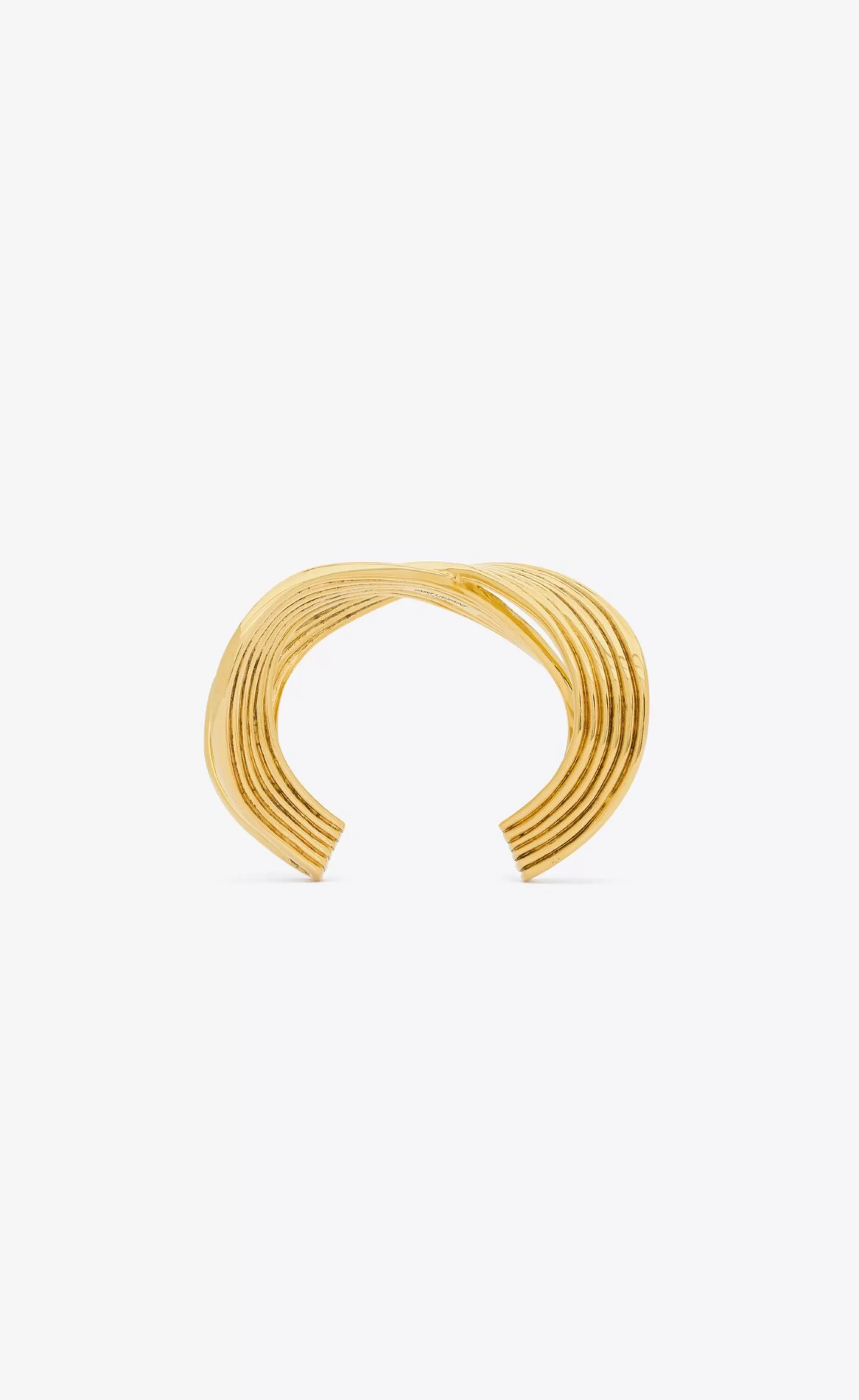 Women Saint Laurent CUFFS AND BRACELETS^Link Cuff In Metal | | YSL.com