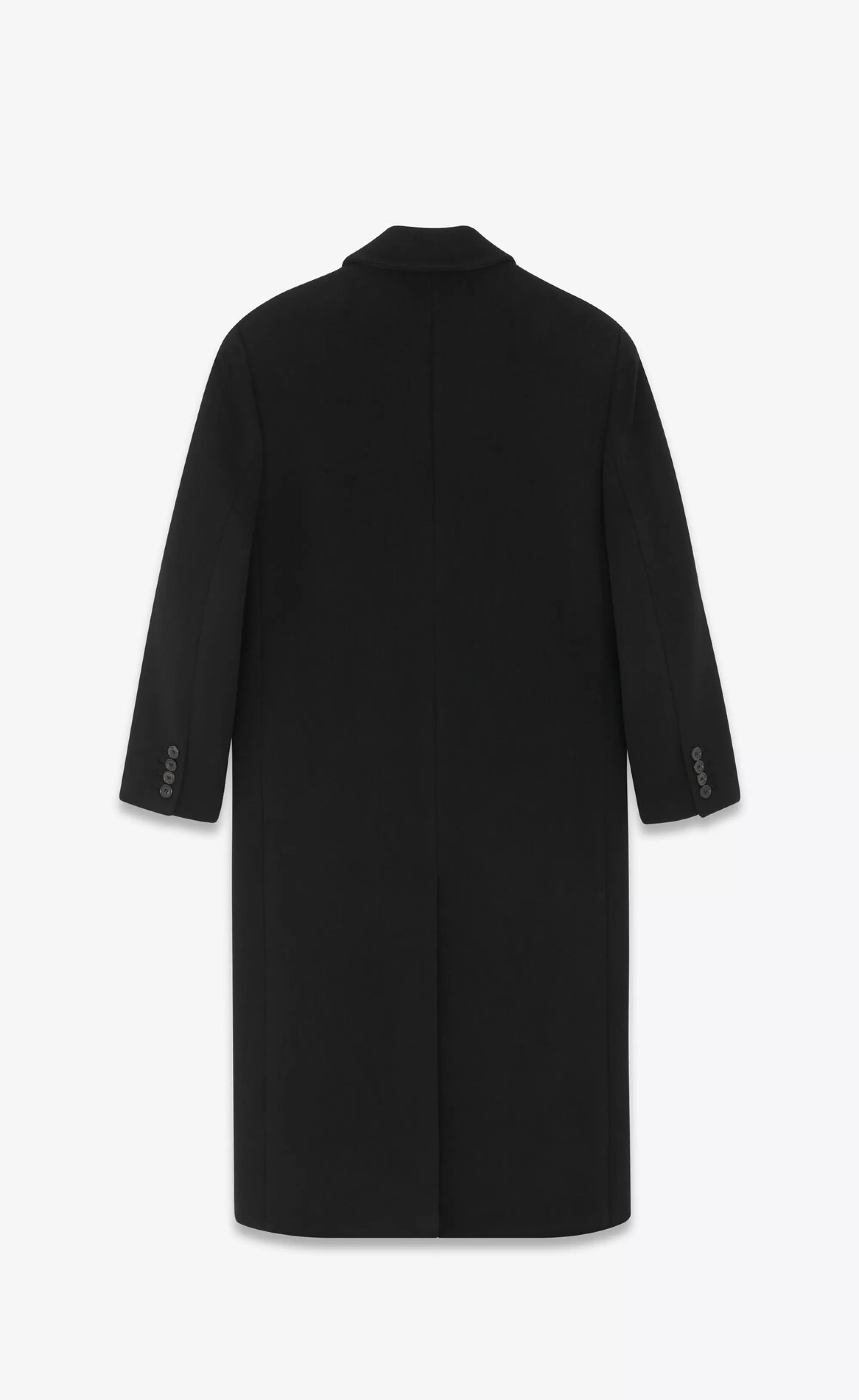 Women Saint Laurent Coats and Outerwear^Long Coat In Wool | | YSL.com