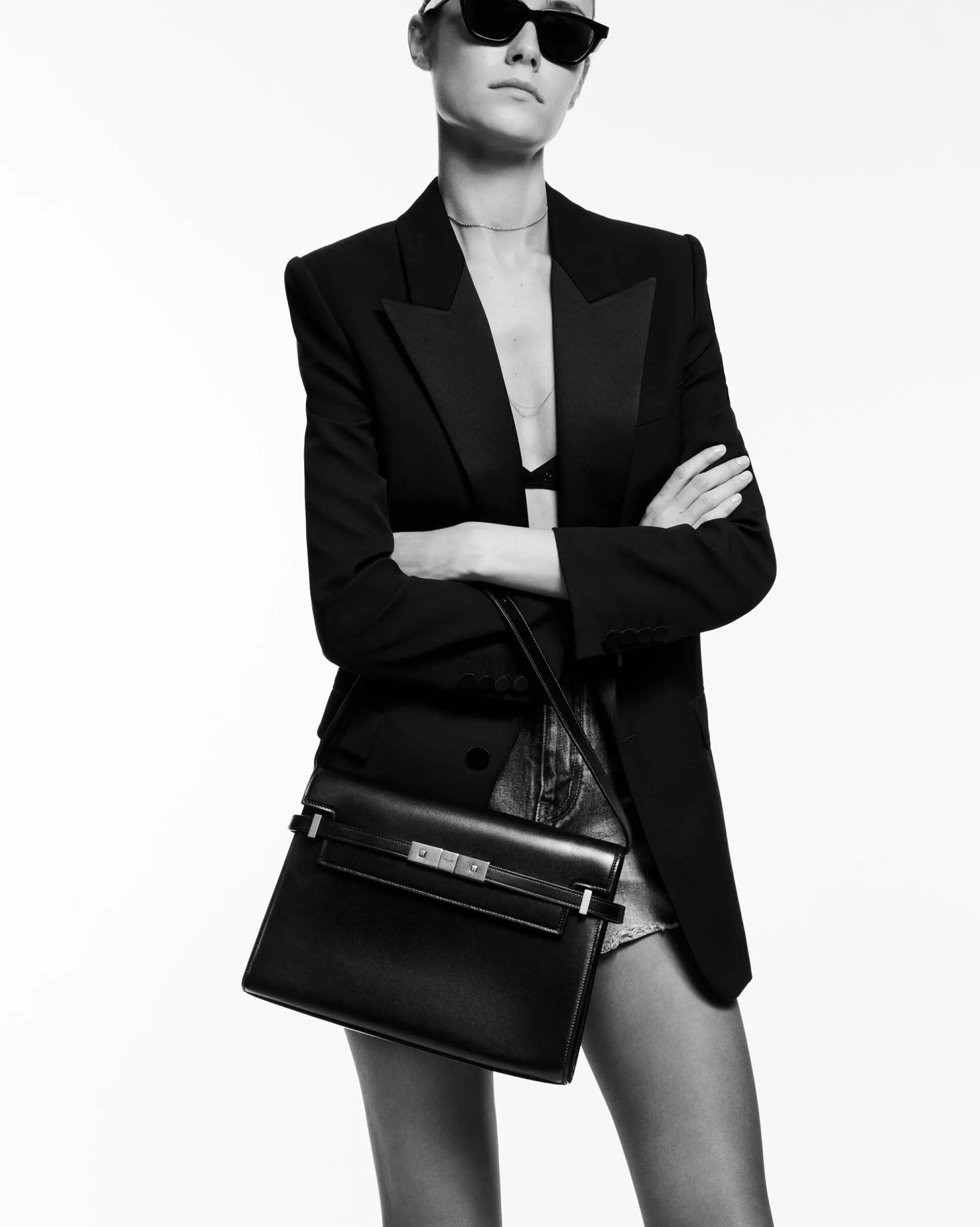 Women Saint Laurent SHOULDER BAGS | MANHATTAN^MANHATTAN In BOX | | YSL.com