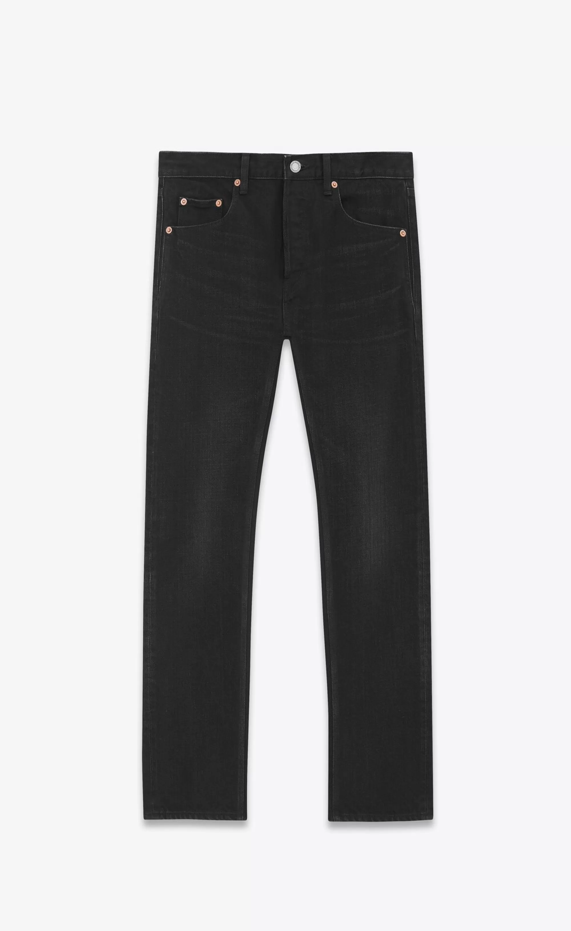 Saint Laurent ALL READY TO WEAR | DENIM^MICK JEANS IN BLACK DENIM | | YSL.com