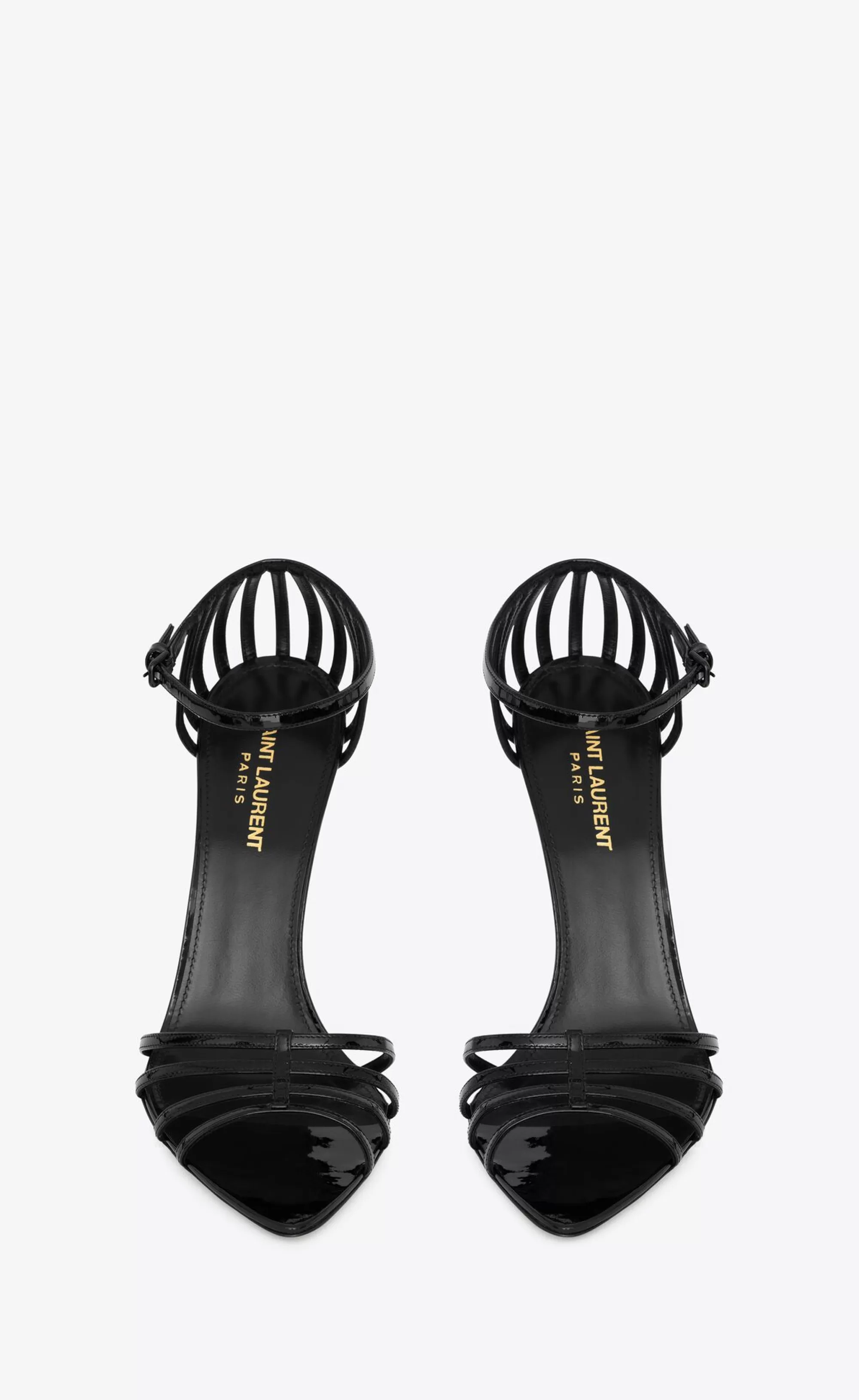 Women Saint Laurent High Heel Sandals^MILENA Sandals In Patent Leather | | YSL.com