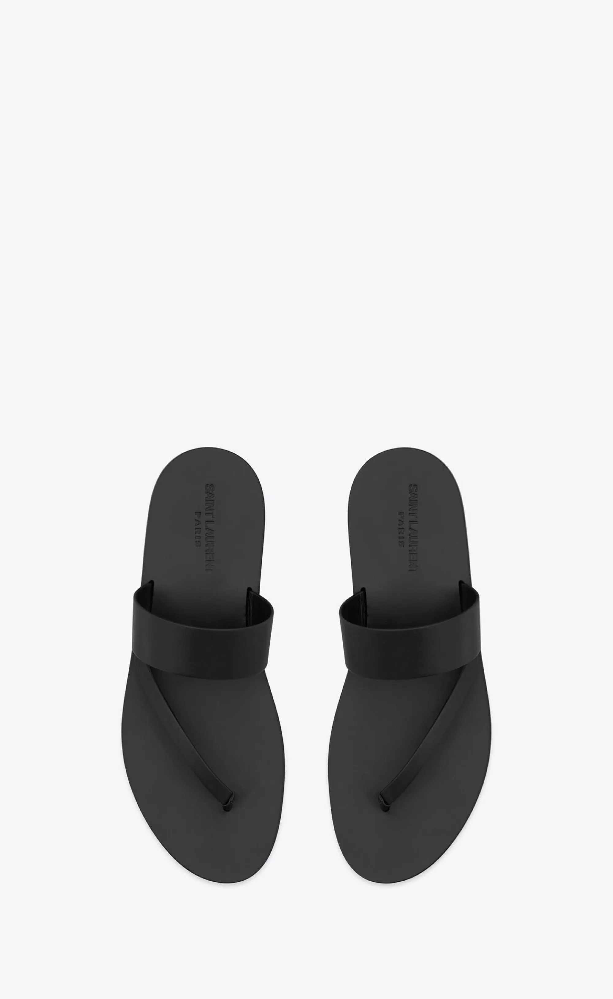 Saint Laurent ESPADRILLES AND SANDALS^MILO Slides In Smooth Leather | | YSL.com