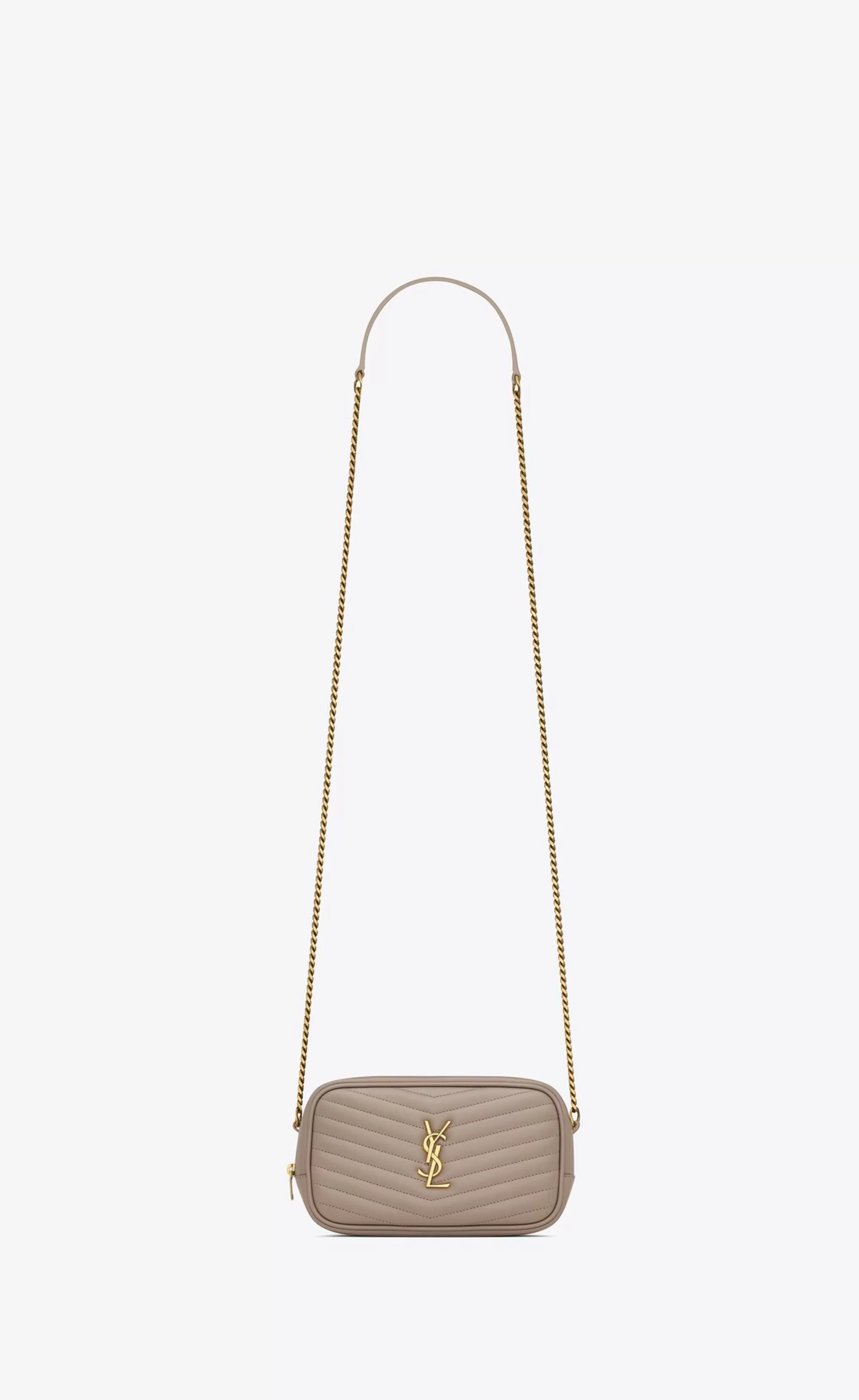 Women Saint Laurent MINI BAGS^Mini LOU In Quilted Leather | | YSL.com