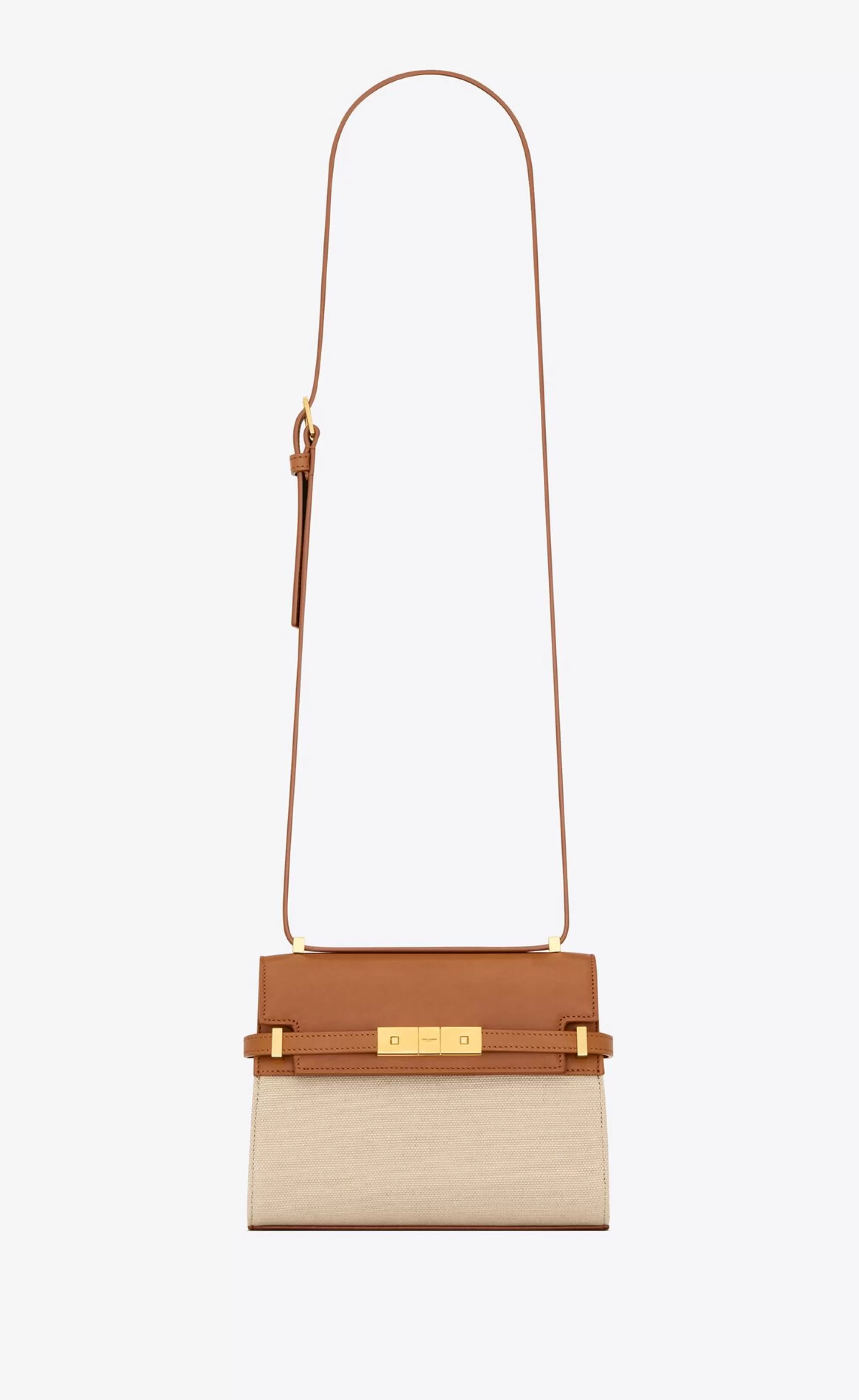 Women Saint Laurent MINI BAGS | SHOULDER BAGS^Mini MANHATTAN In Canvas | | YSL.com