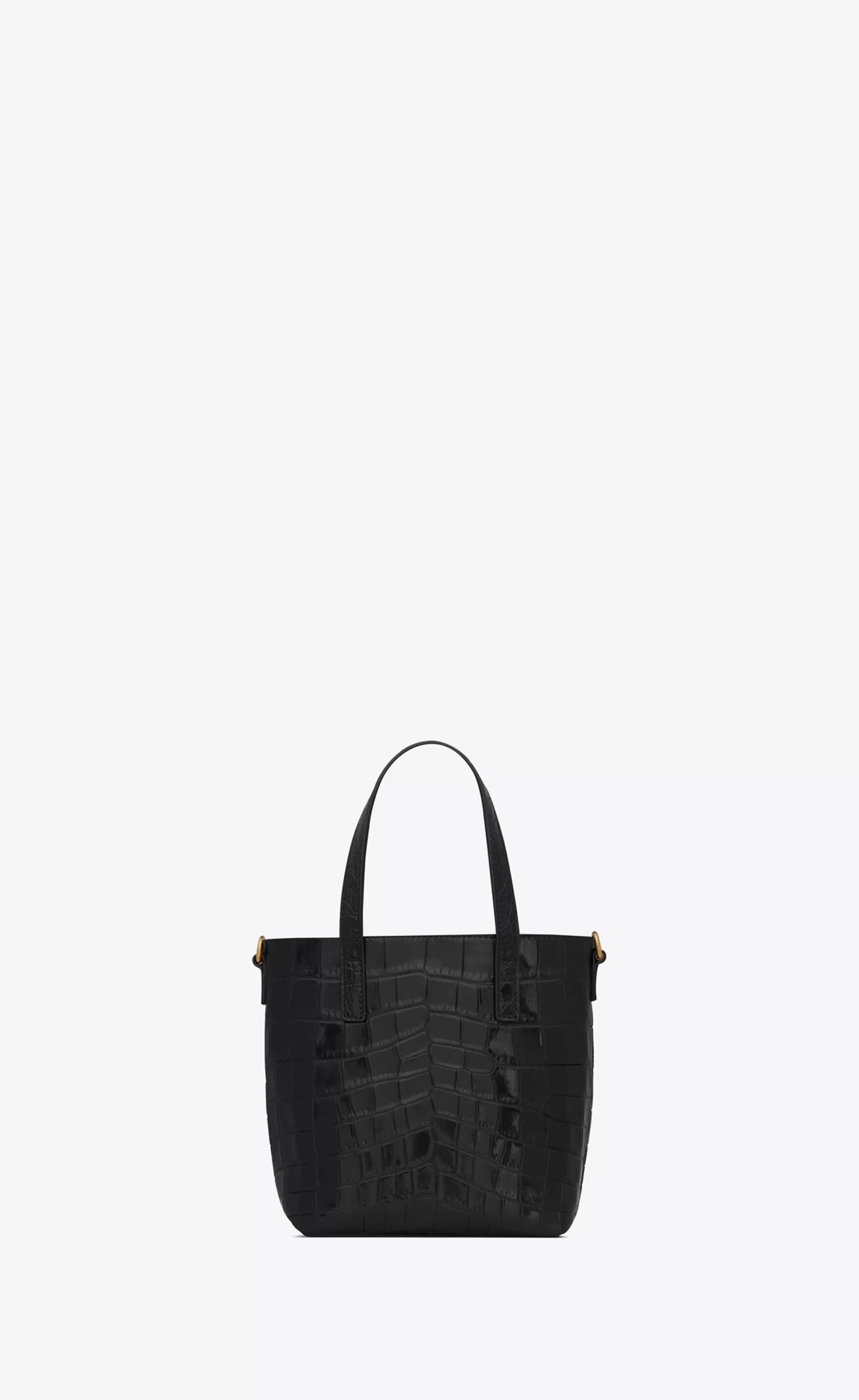 Women Saint Laurent MINI BAGS^Mini Toy SHOPPING IN CROCODILE-EMBOSSED LEATHER | | YSL.com