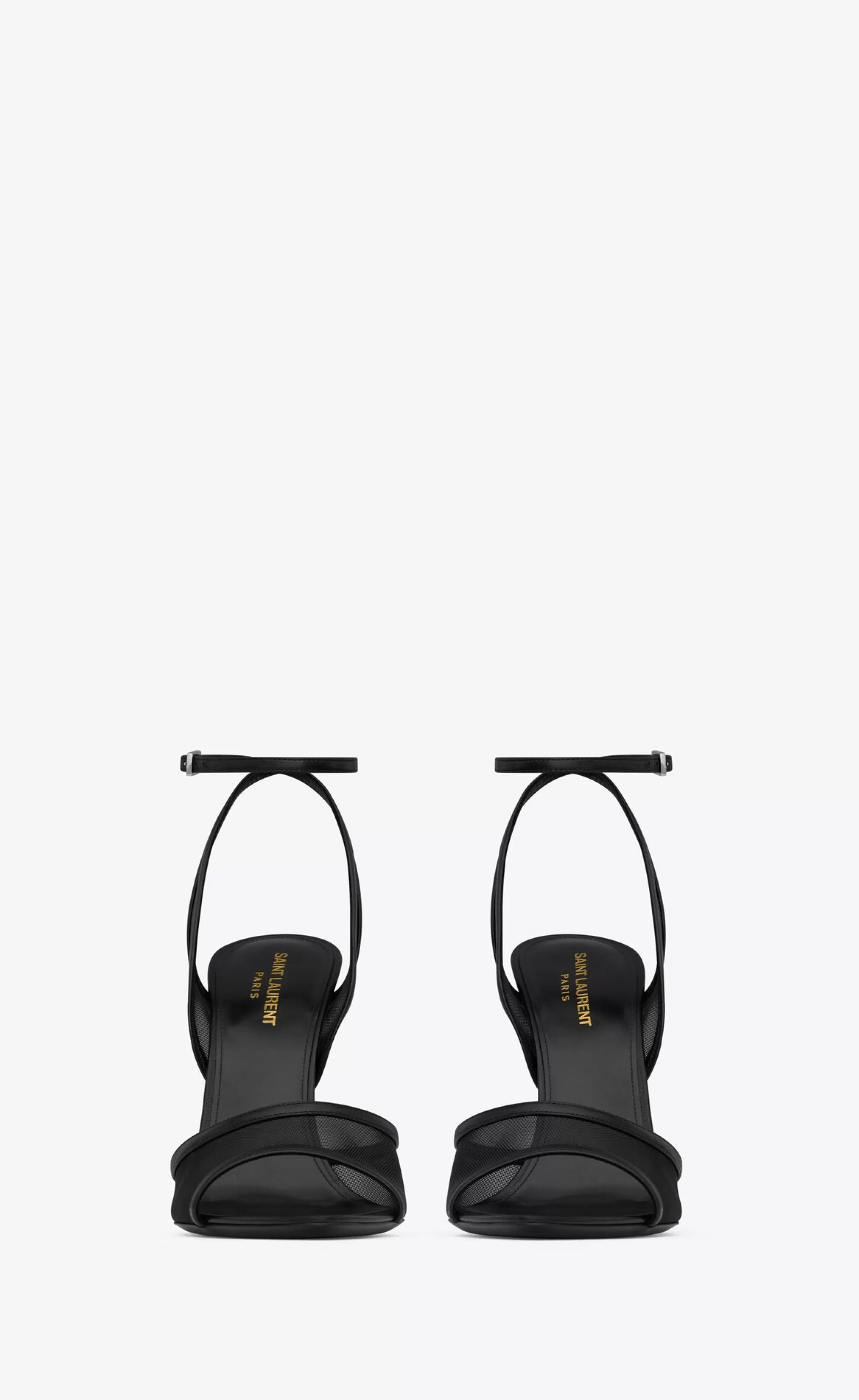 Women Saint Laurent High Heel Sandals^MISSY Sandals In Tulle | | YSL.com