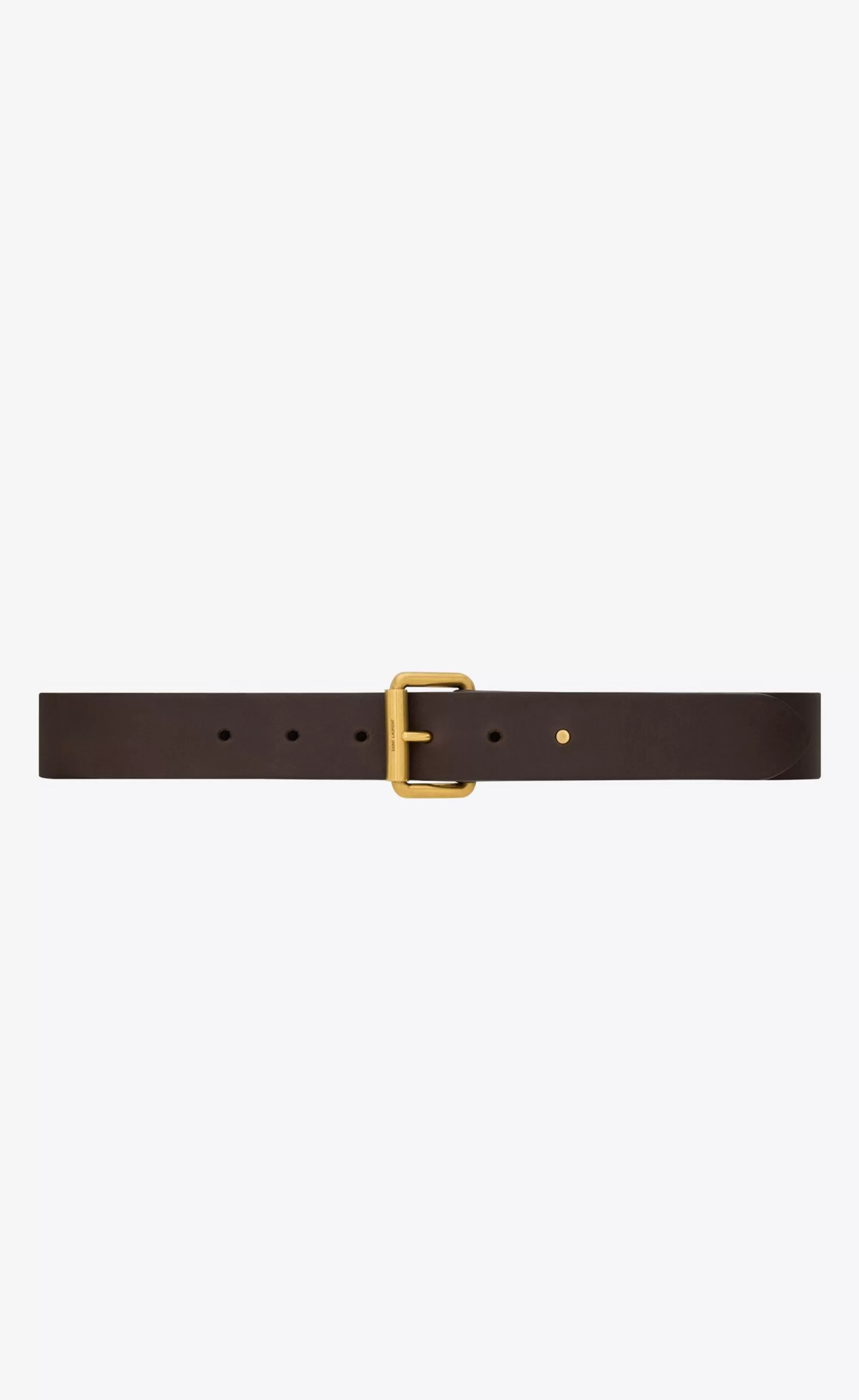 Women Saint Laurent BELTS^Motorcycle Belt In Leather | | YSL.com