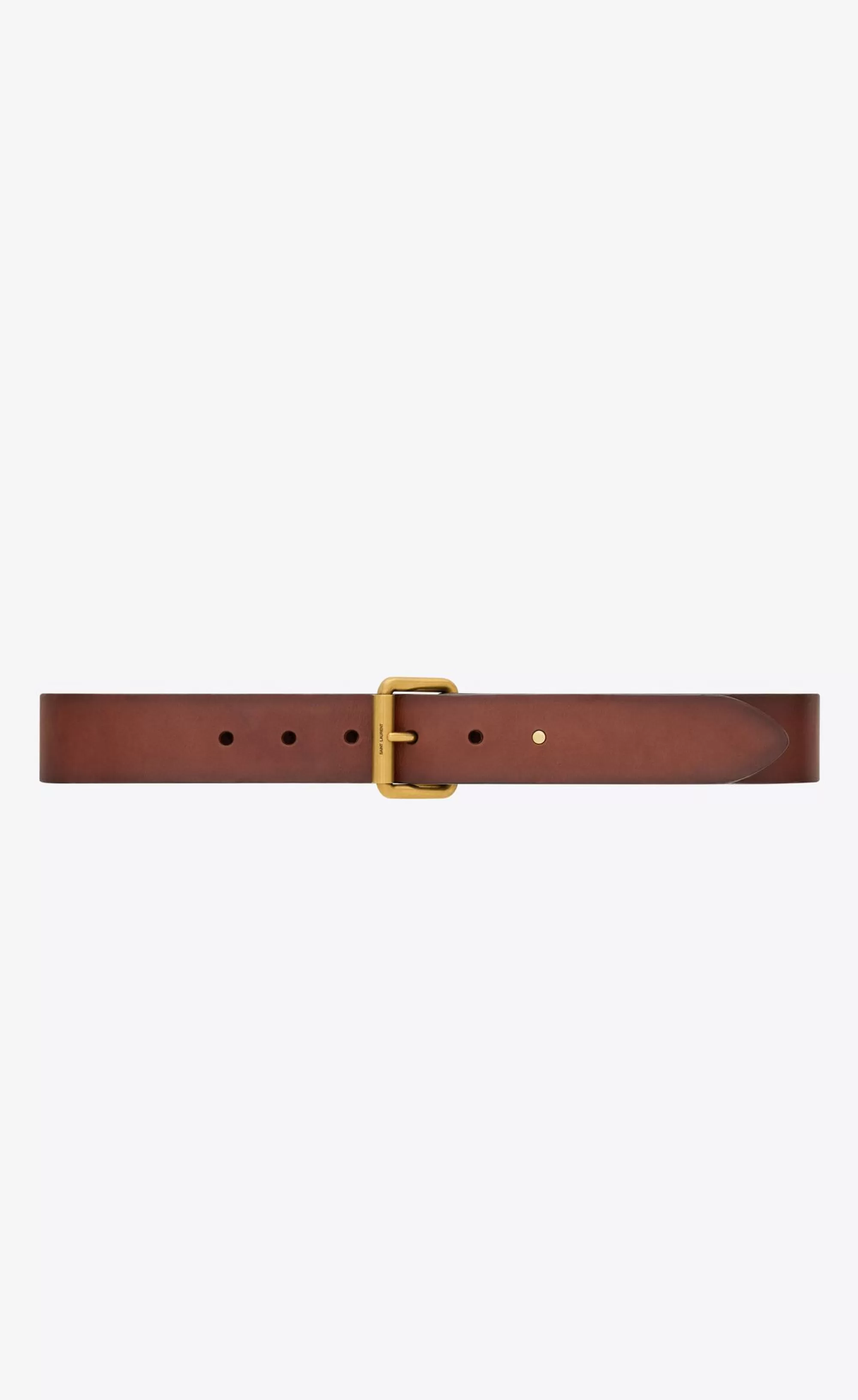 Women Saint Laurent BELTS^Motorcycle Belt In Leather | | YSL.com