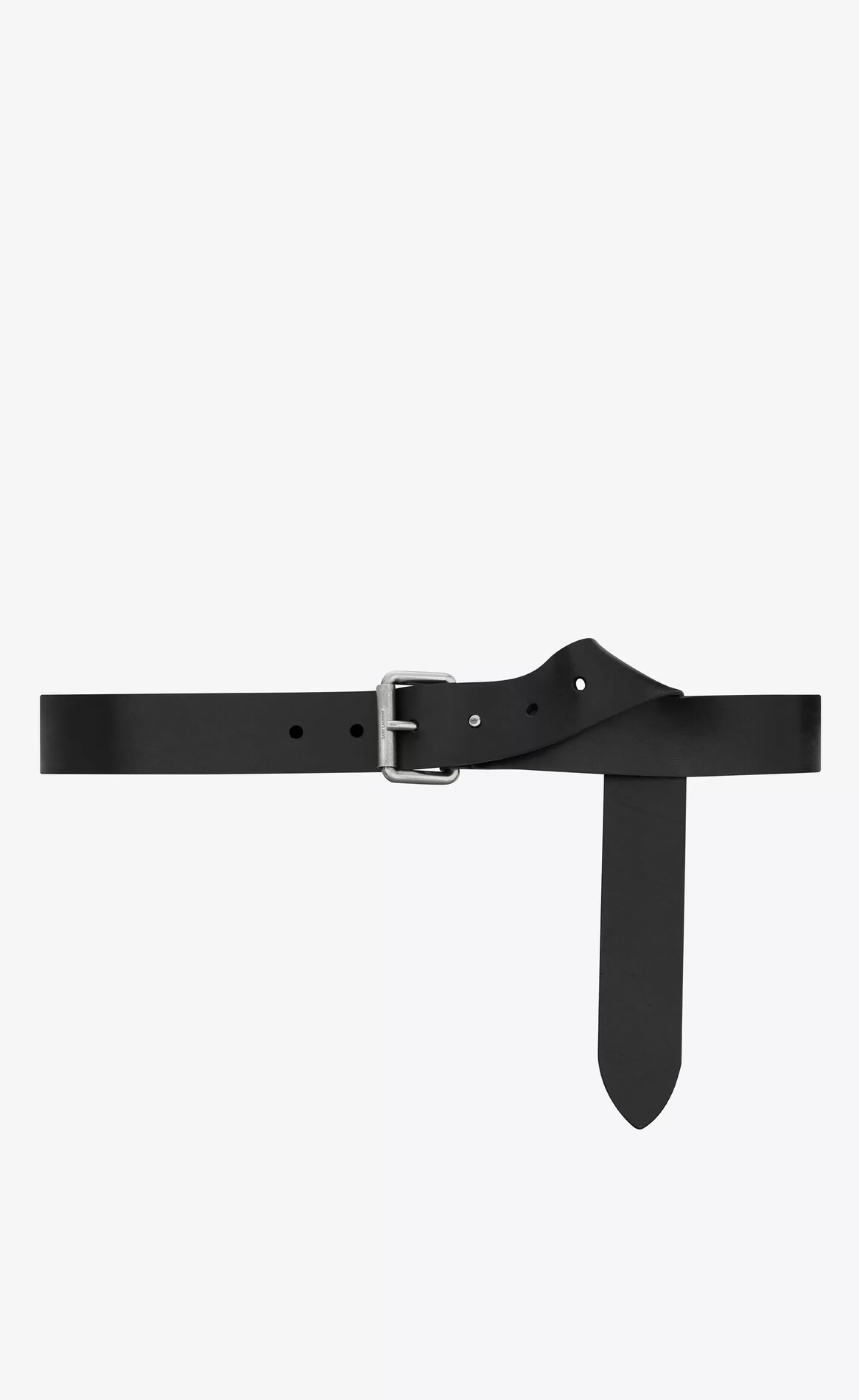 Saint Laurent BELTS^MOTORCYCLE Belt In Vegetable-tanned Leather | | YSL.com