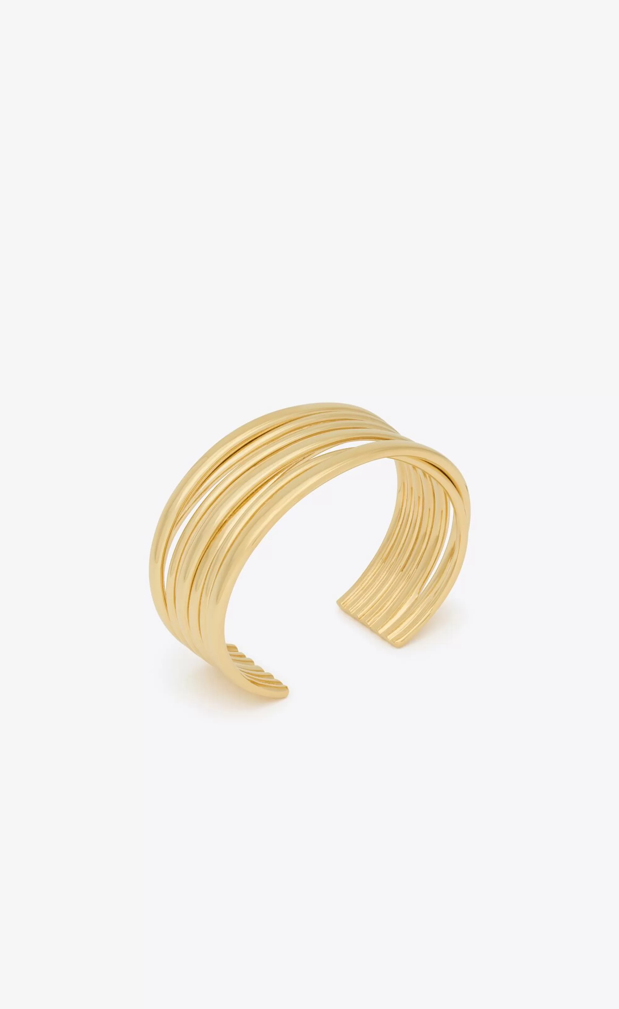 Women Saint Laurent CUFFS AND BRACELETS^Multi-wire Cuff In Metal | | YSL.com