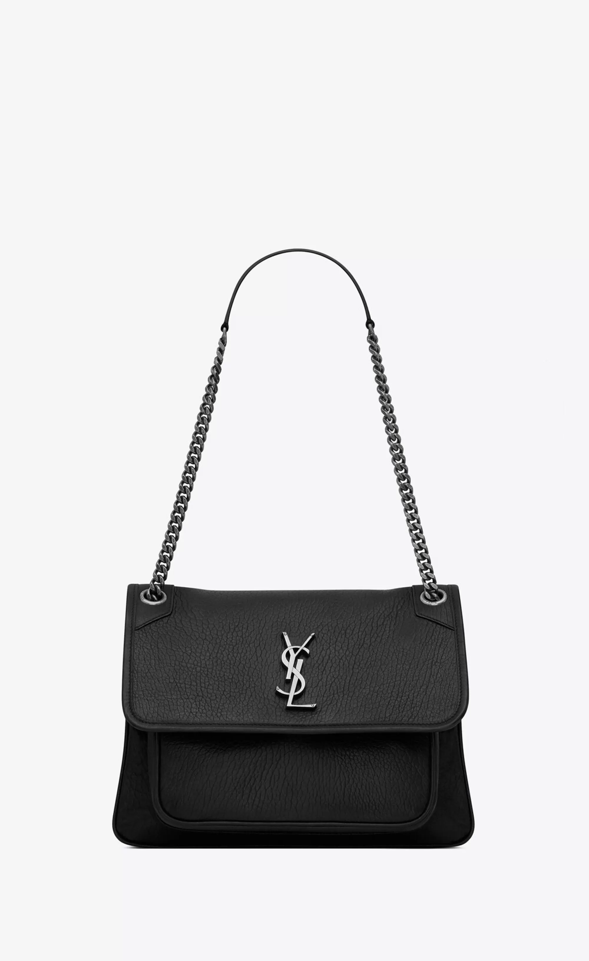 Women Saint Laurent MAXI BAGS | SHOULDER BAGS^Niki MEDIUM In Grained Lambskin | | YSL.com