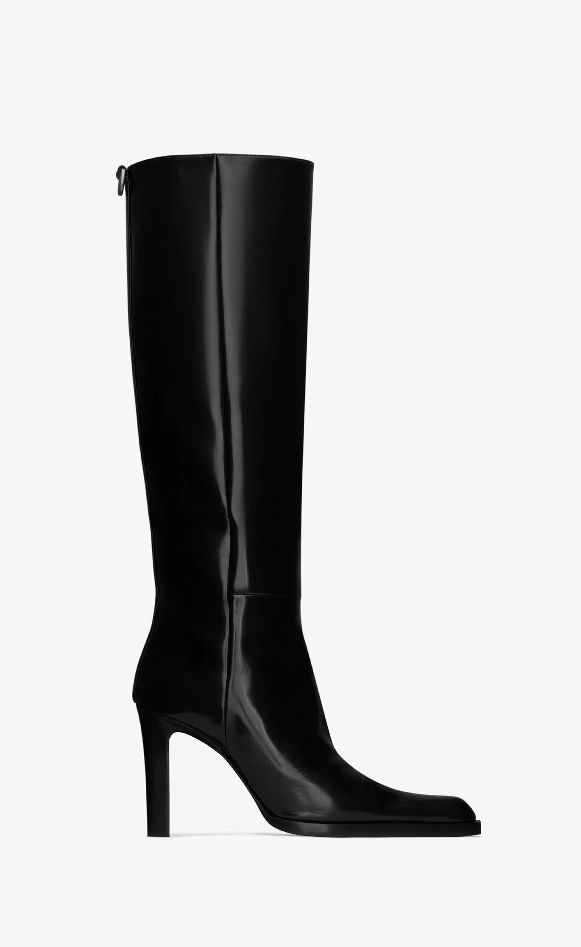 Women Saint Laurent BOOTS^NINA High Boots In Glazed Calfskin | | YSL.com