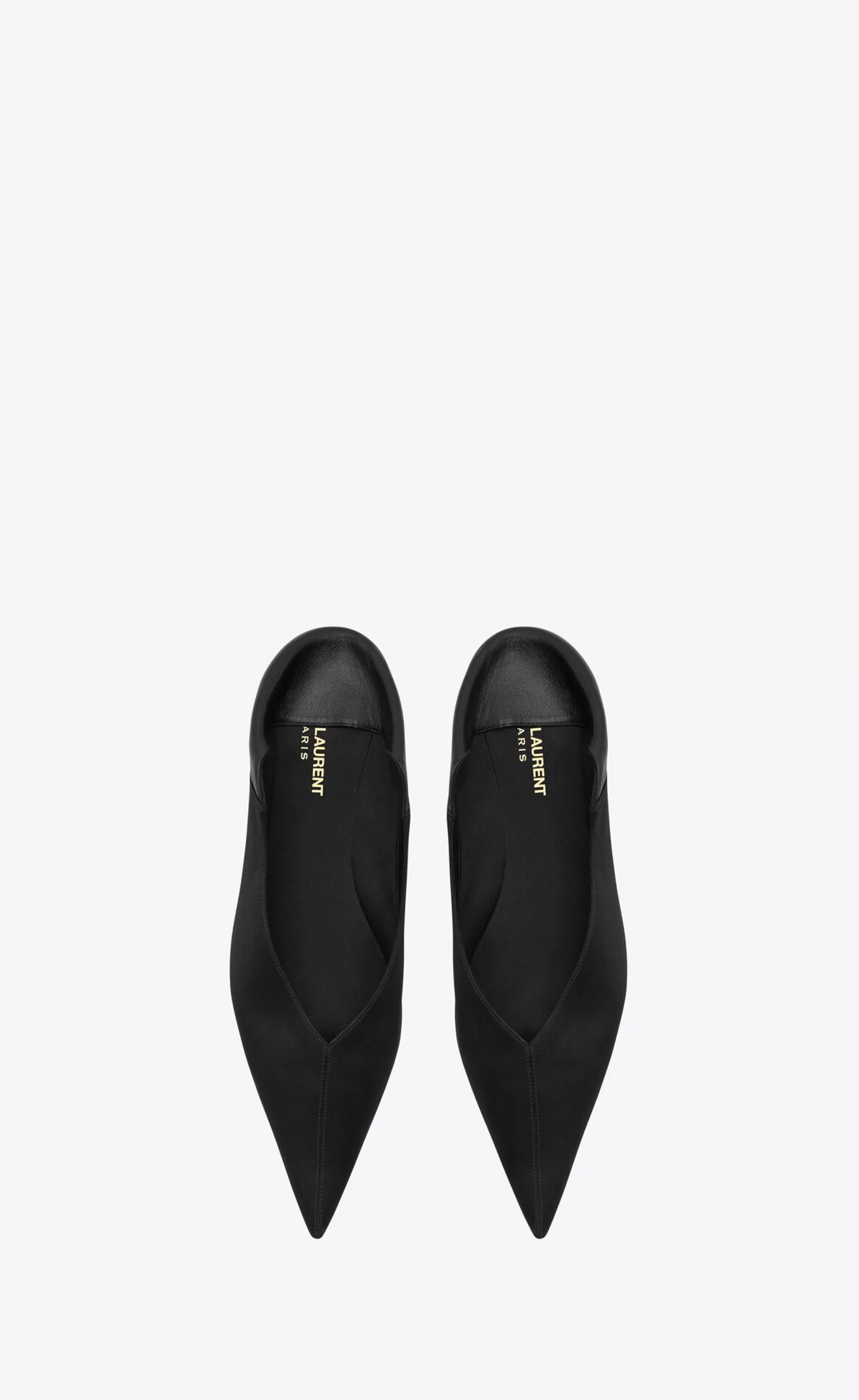 Women Saint Laurent FLATS^NOUR Slippers In Satin | | YSL.com