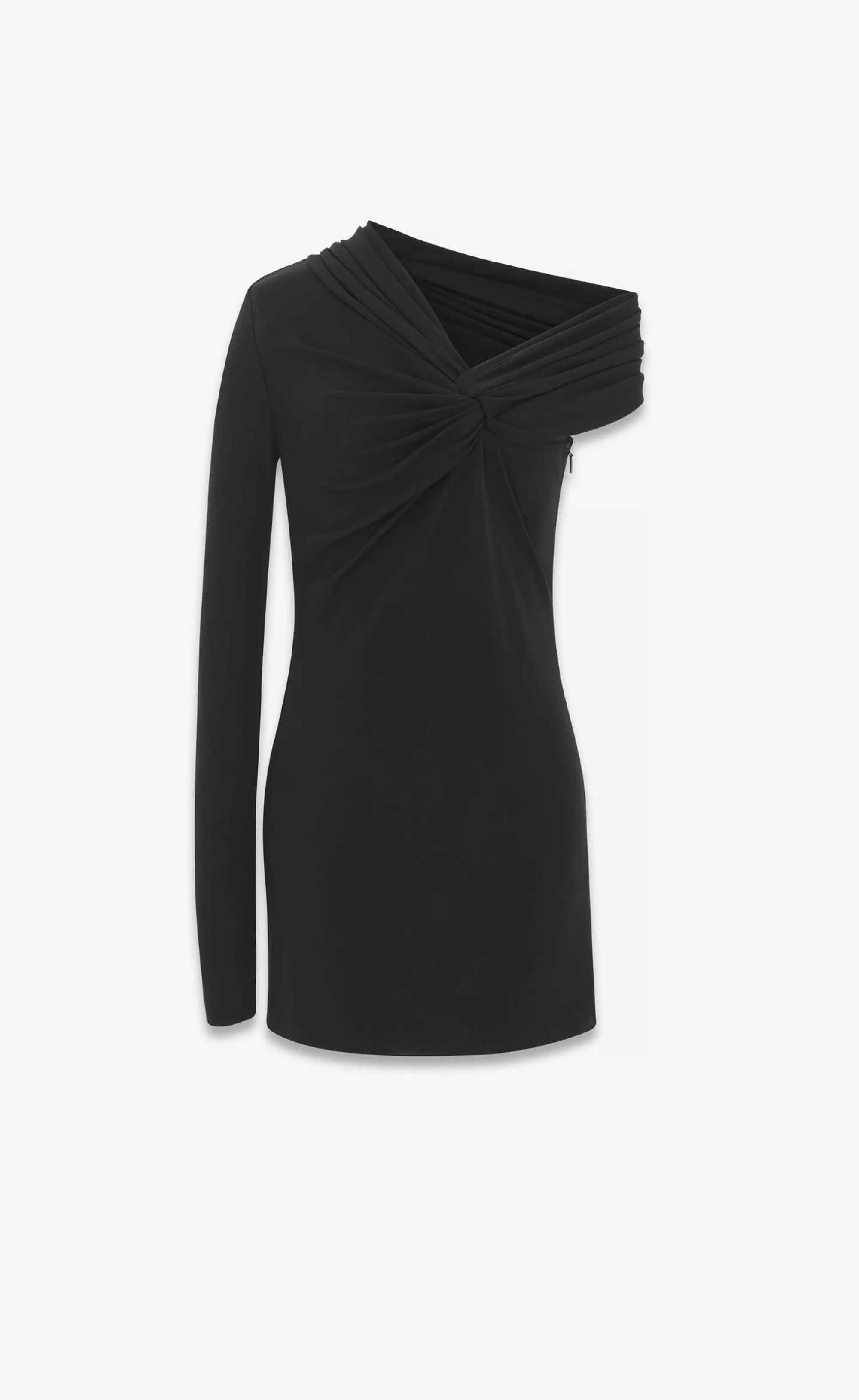 Women Saint Laurent DRESSES^One-shoulder Dress In Crepe Jersey | | YSL.com