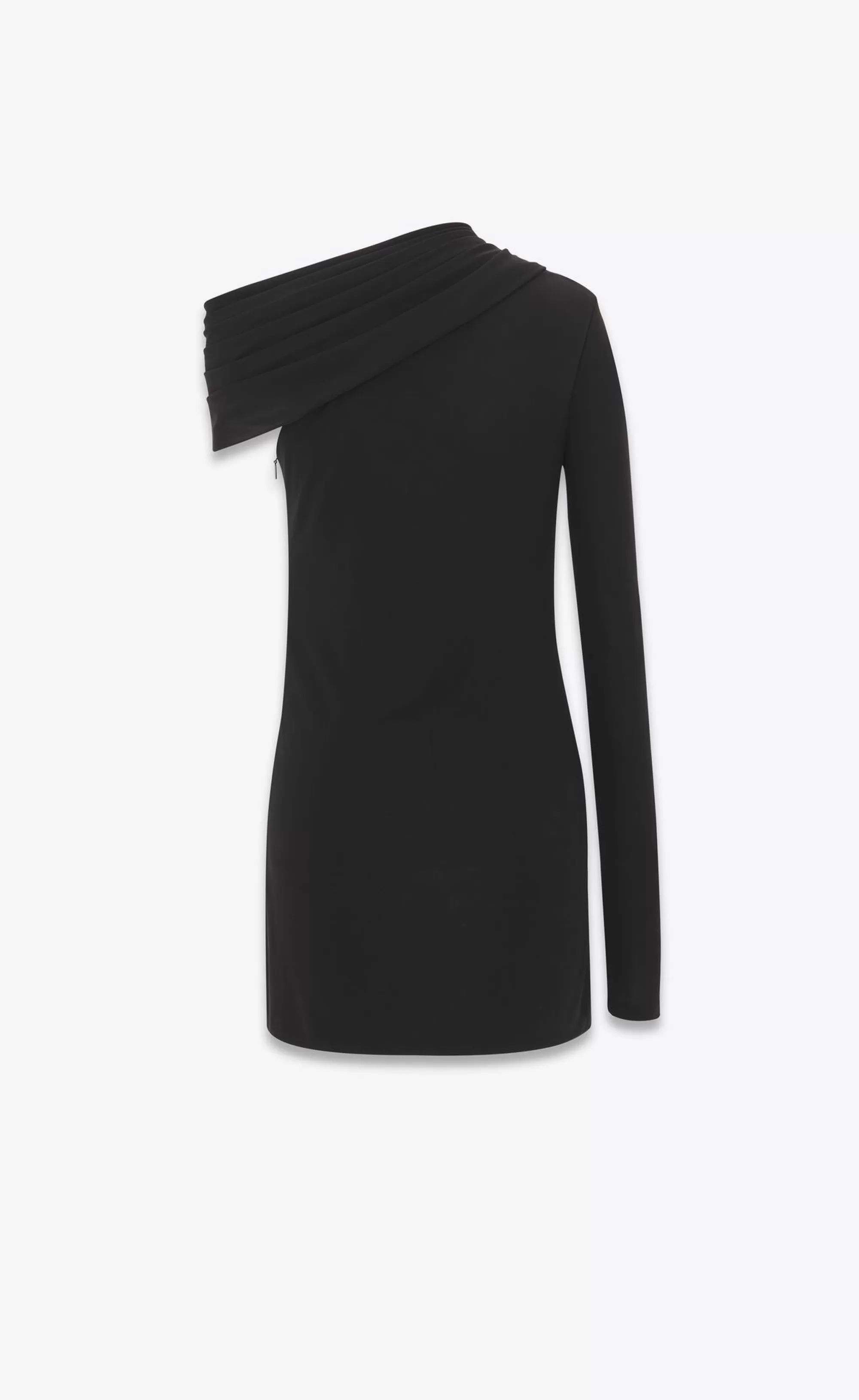 Women Saint Laurent DRESSES^One-shoulder Dress In Crepe Jersey | | YSL.com